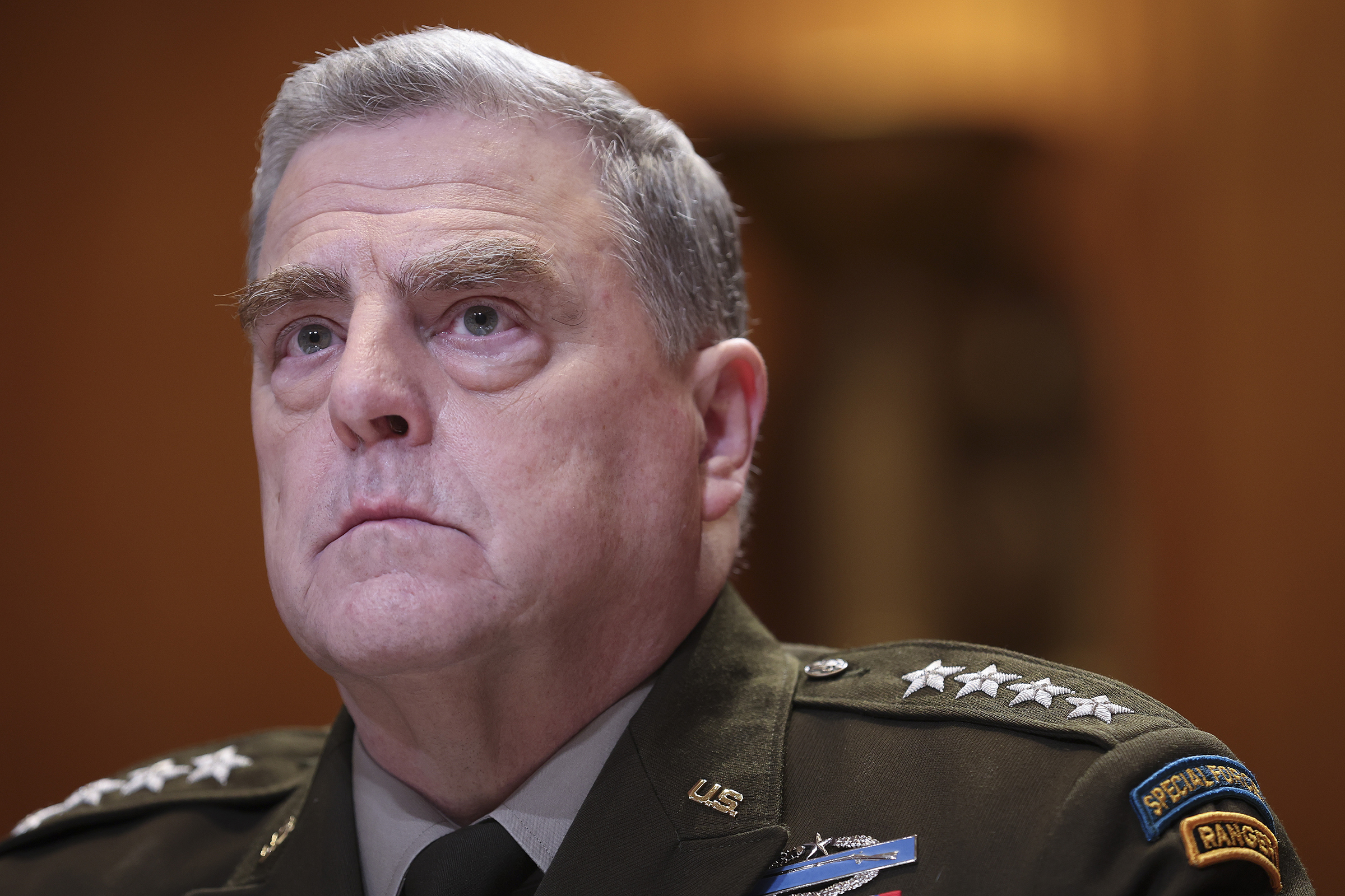 Chairman of the Joint Chiefs of Staff Gen. Mark Milley testifies before the Senate Appropriations Committee Subcommittee on Defense on Tuesday, May 3, 2022 at the U.S. Capitol in Washington, DC. 
