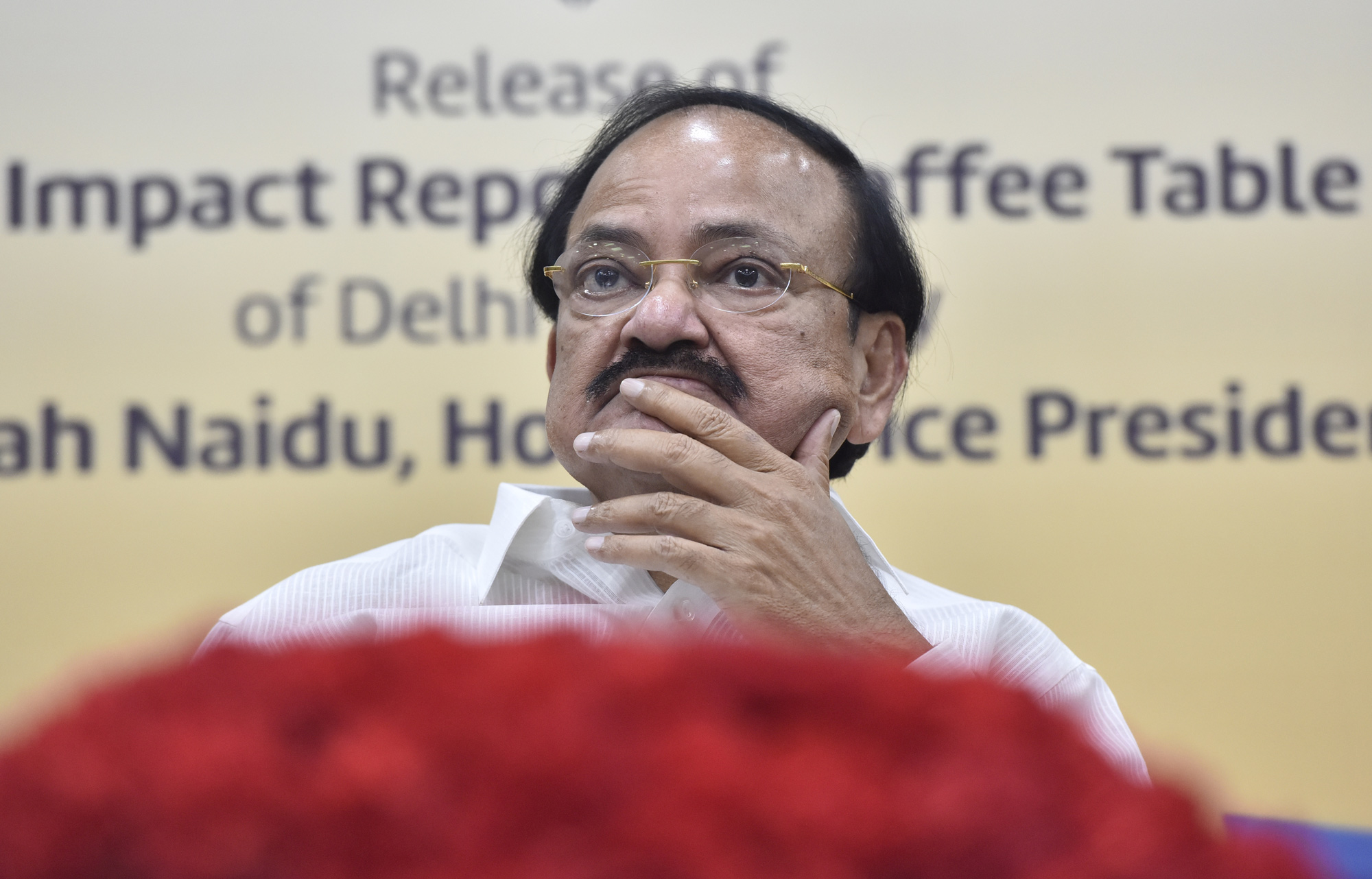 Vice President of India M. Venkaiah Naidu seen in a file photo from October 30, 2018.
