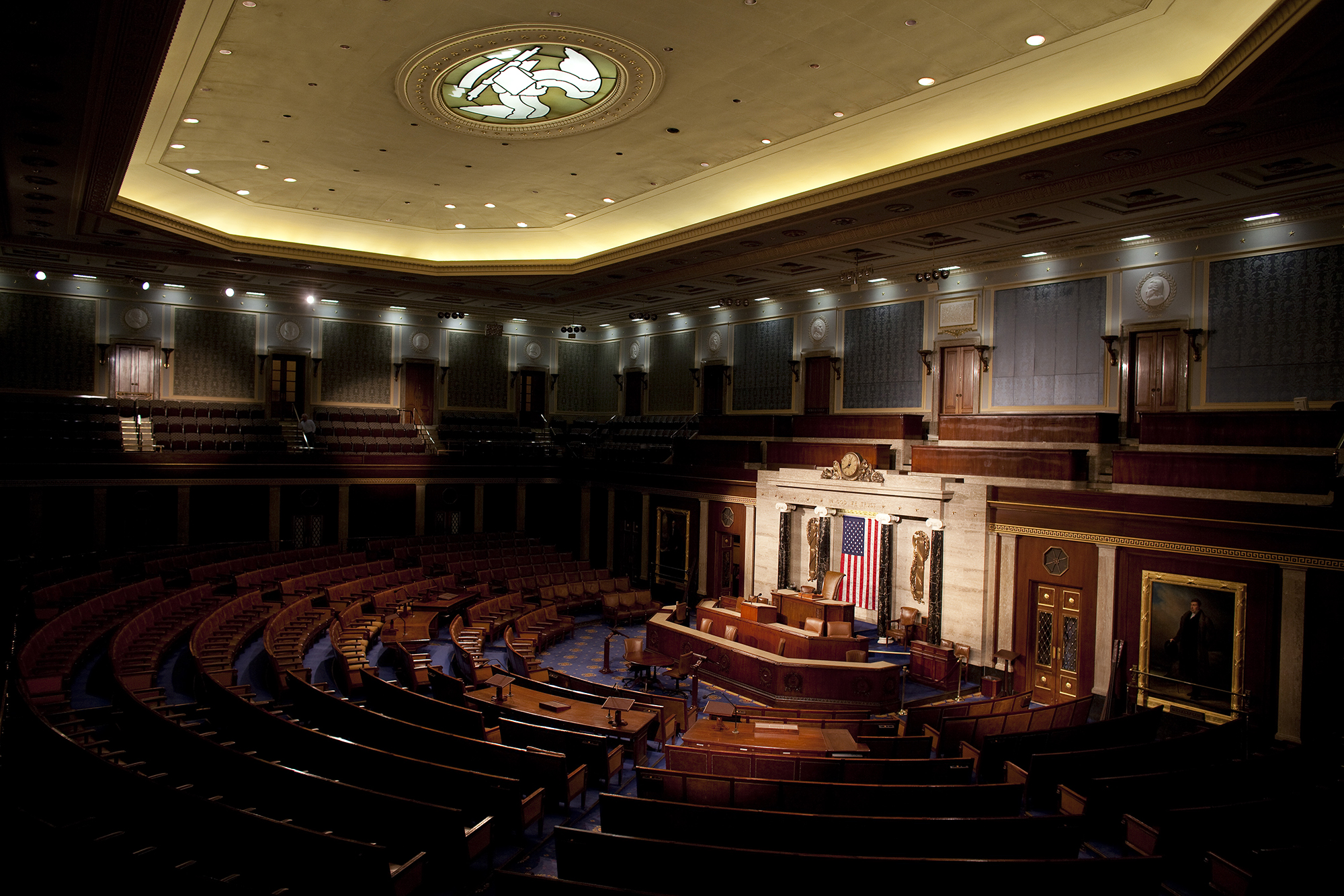 The House Chamber of the U.S. Capitol Building in Washington, D.C.
