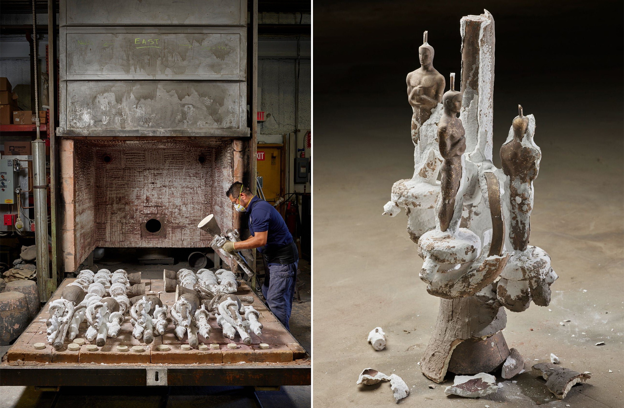 The UAP foundry in Rock Tavern makes about 60 statuettes per year.