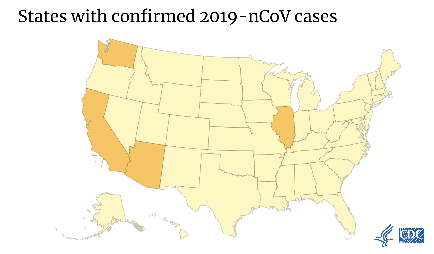 The CDC site includes a map of known cases in the US.