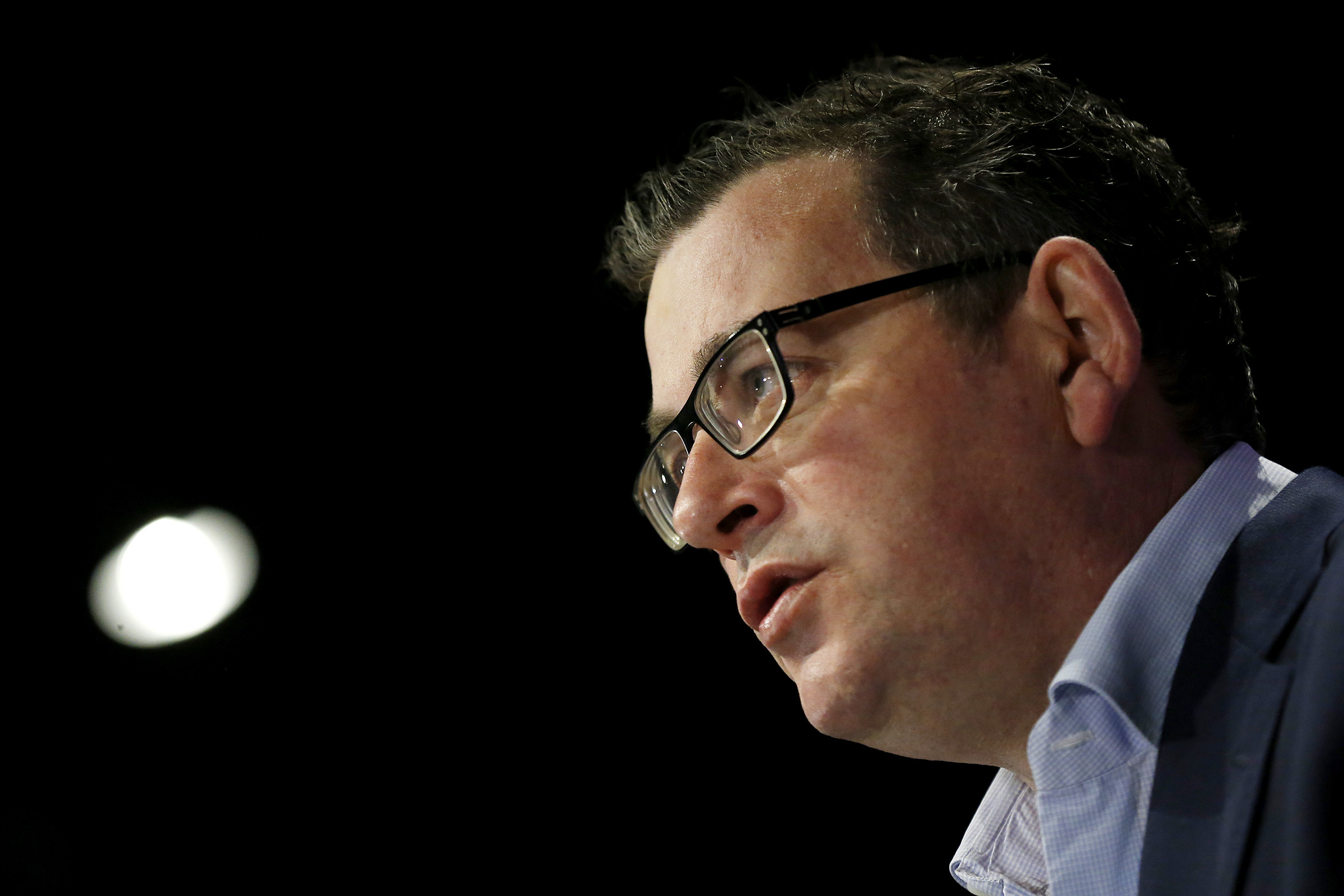 Victoria Premier Daniel Andrews addresses the media at the daily briefing on July 31, in Melbourne, Australia. 