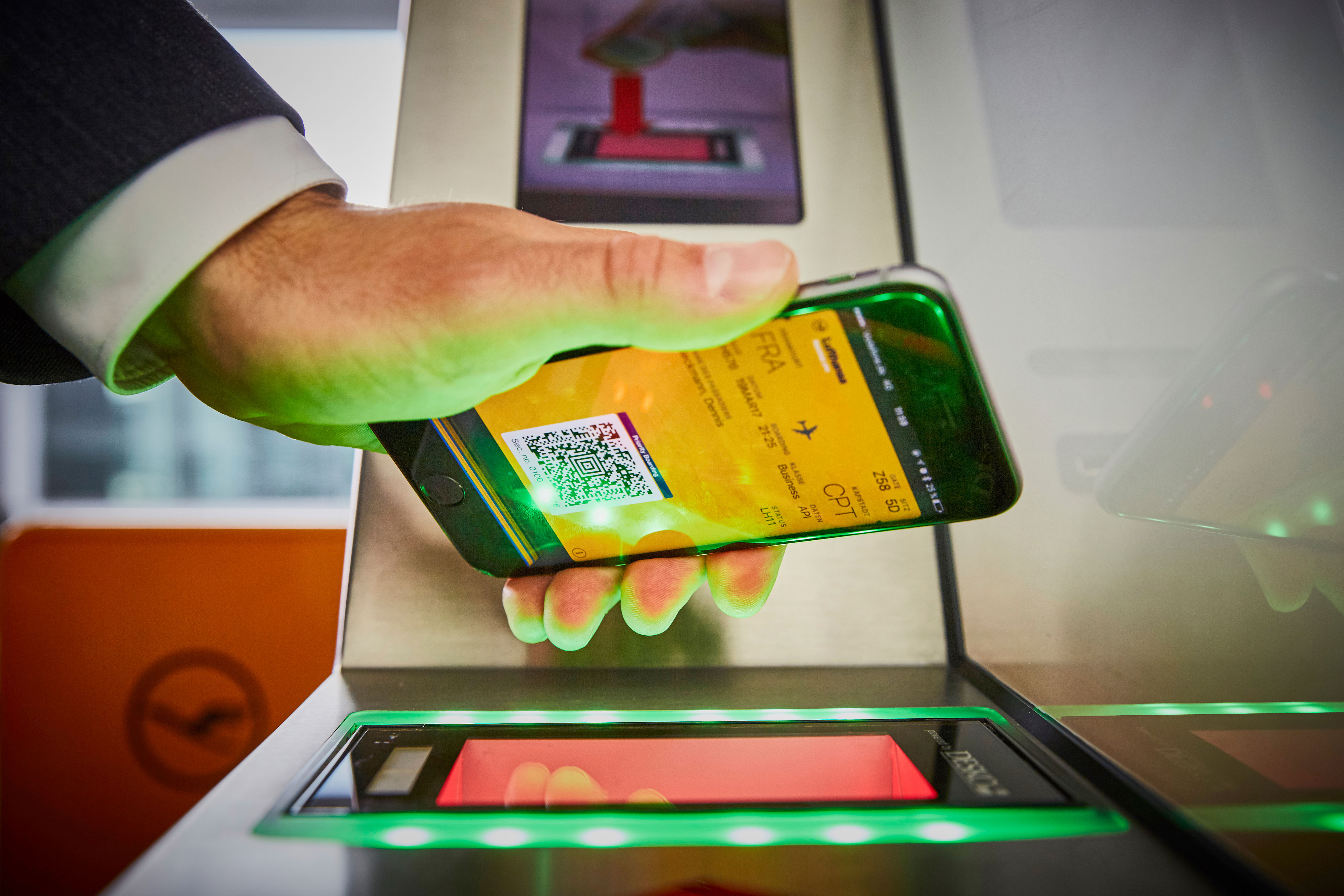 People are happy to hold boarding passes on their phones -- what about passport and other biometric details?