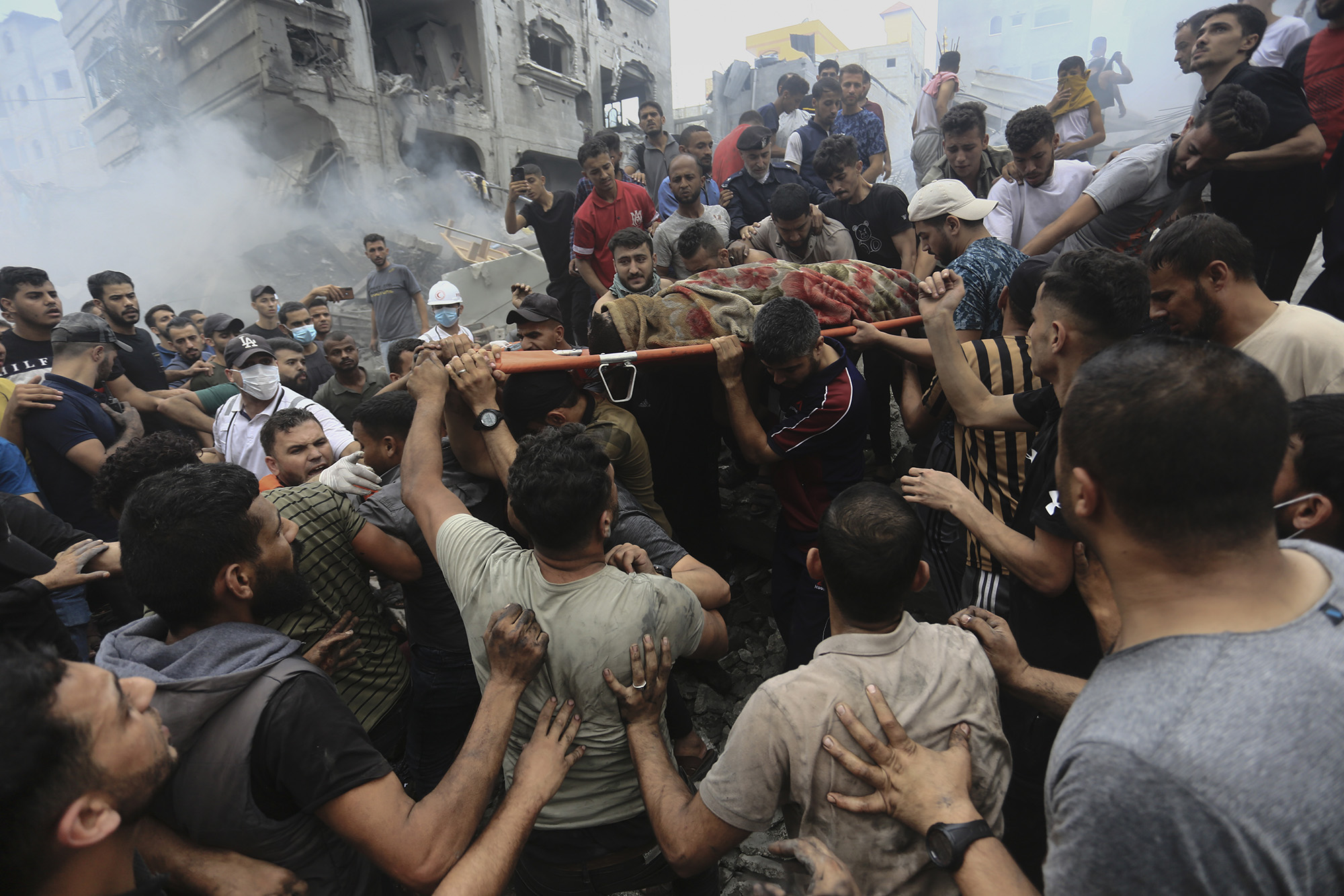 Gaza death toll rises to more than 550 Palestinian health