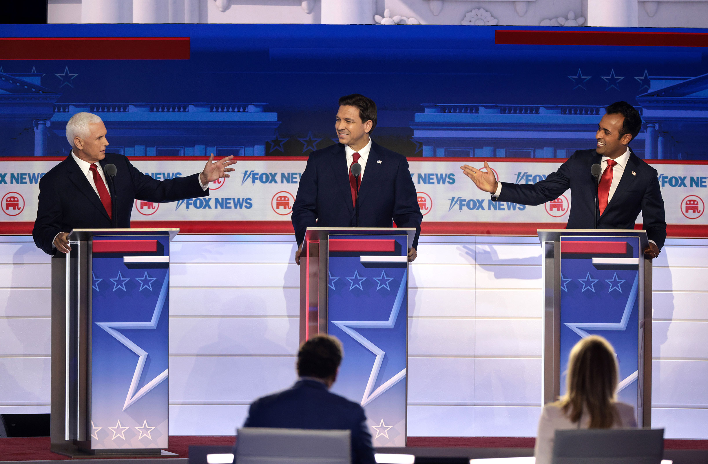 Photos: Inside The First Republican Debate In Milwaukee