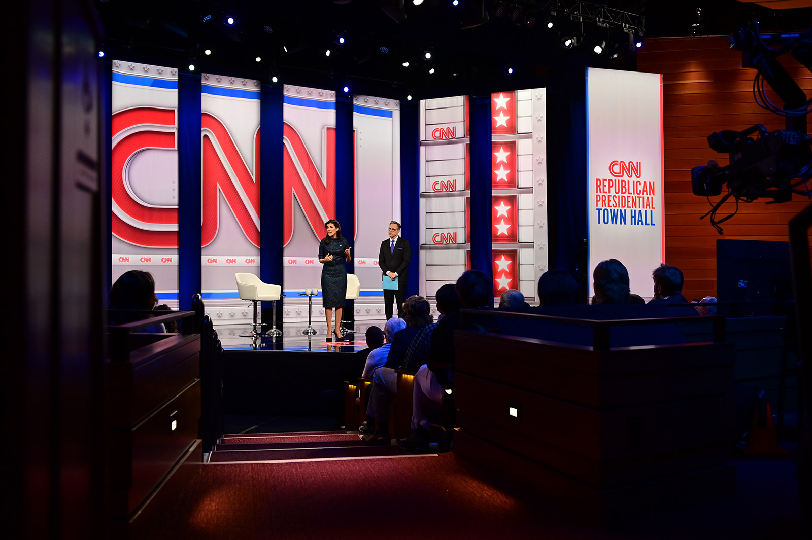 CNN's Jake Tapper hosted the town hall.