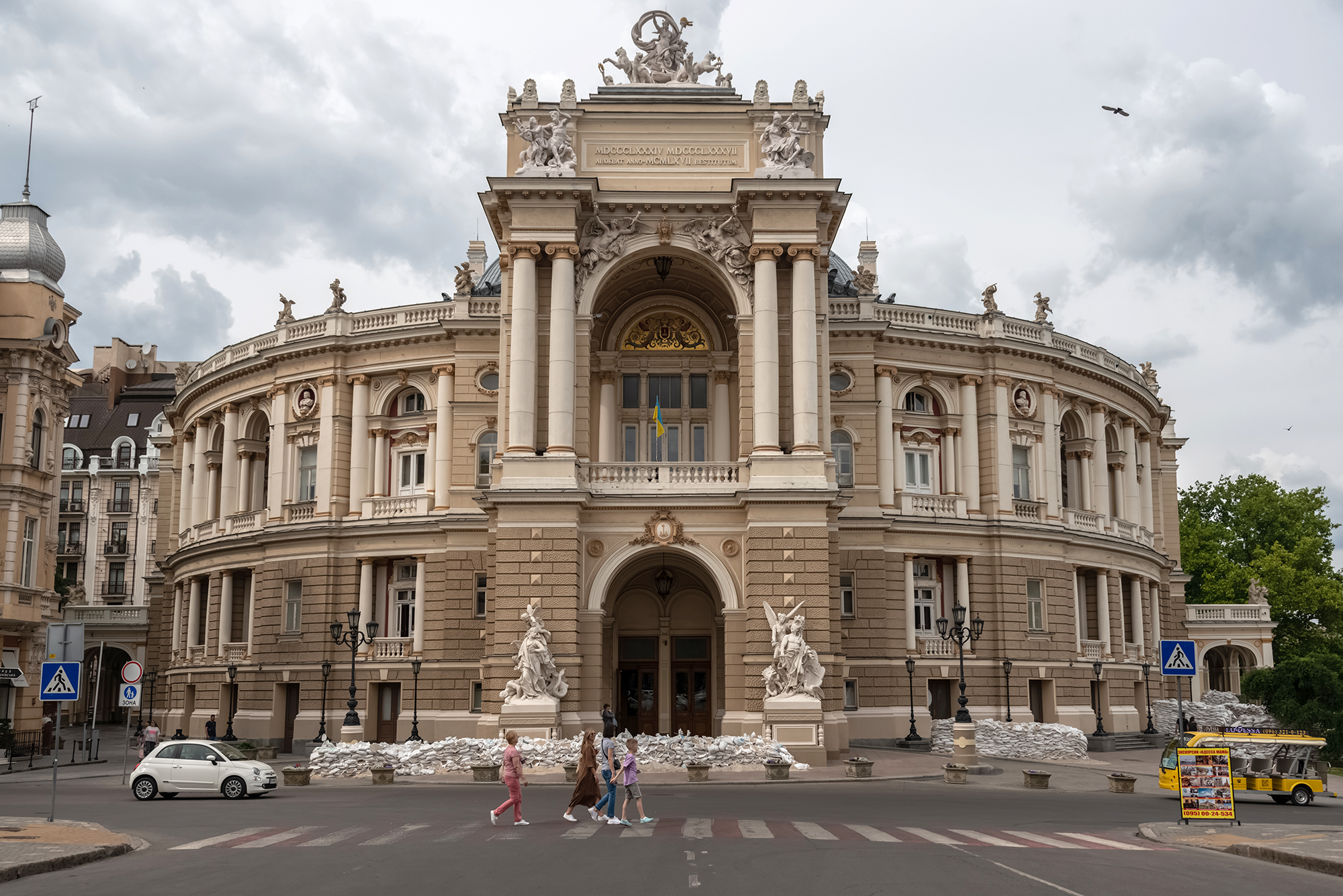 The National Academic Theatre of Opera and Ballet reopened in Odessa, Ukraine, on June 22.