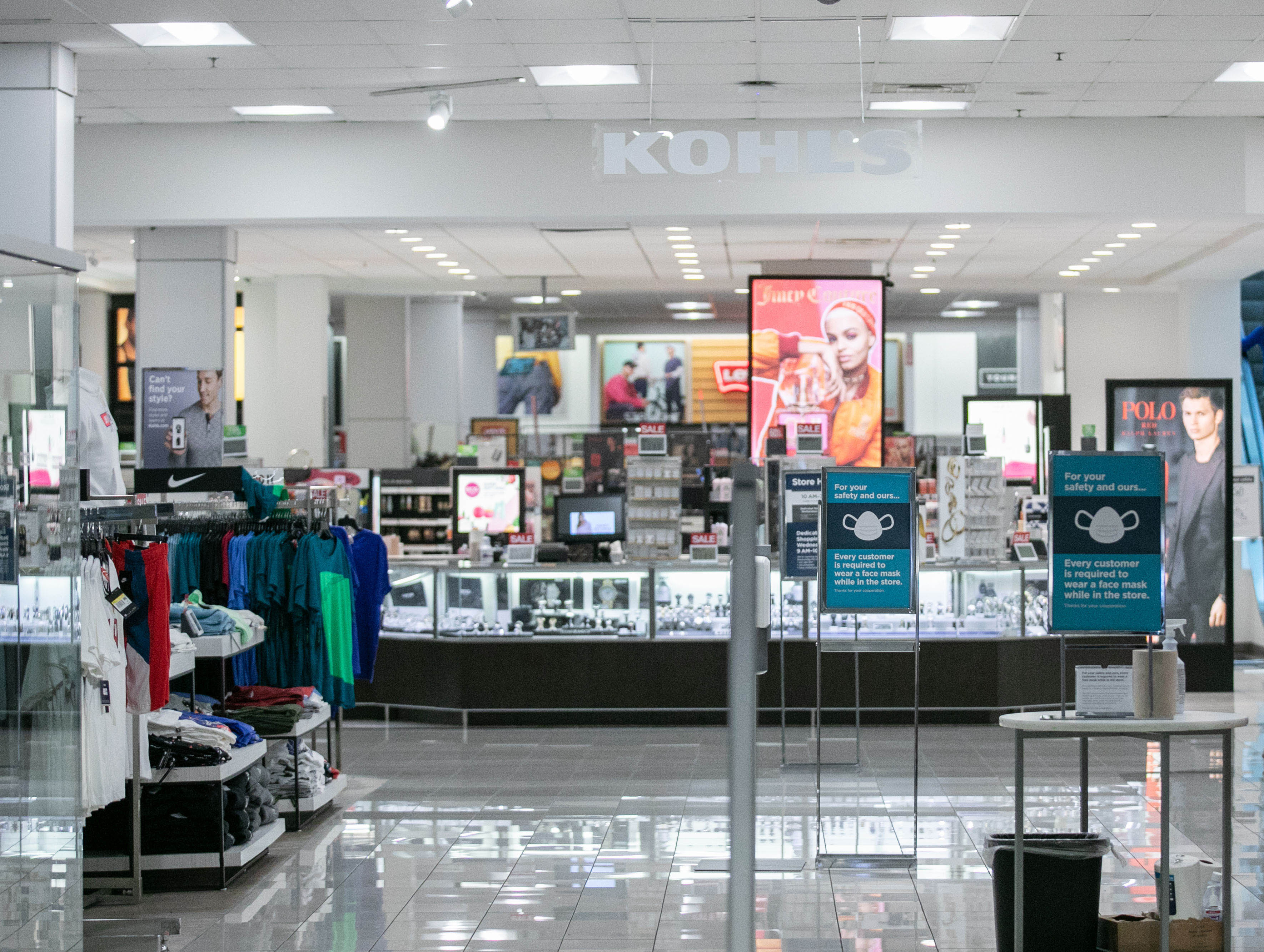 A Kohl's store in Jersey City, New Jersey, is pictured on August 16.