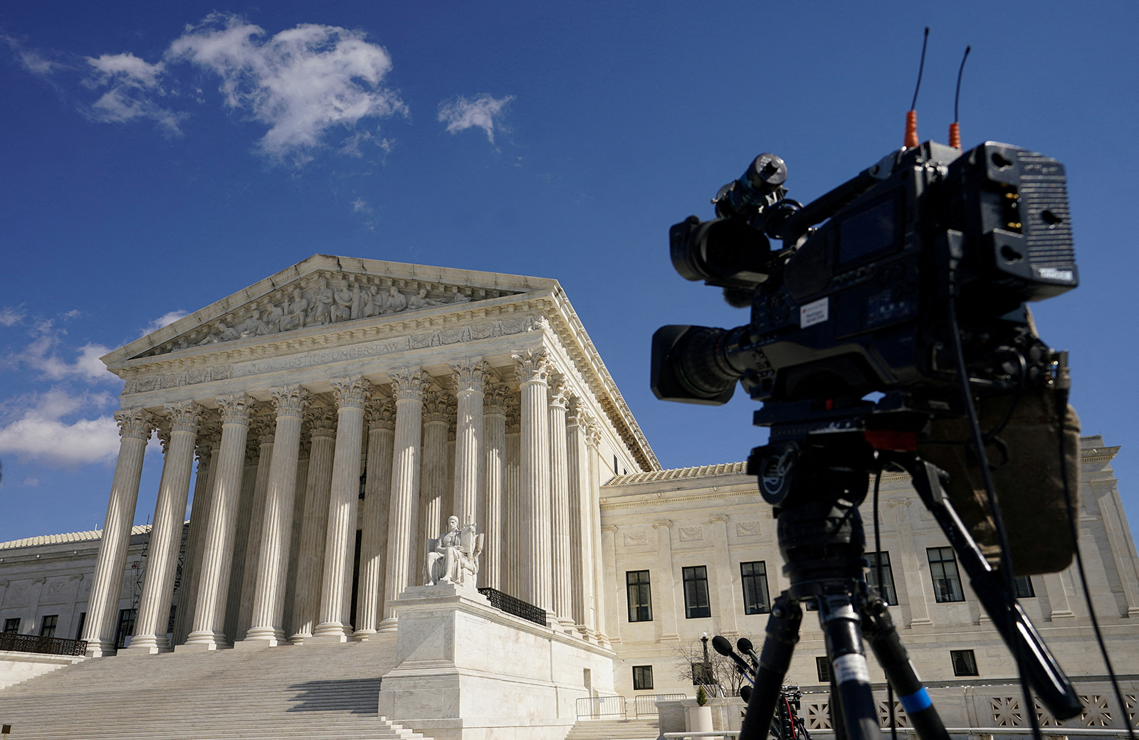 The U.S. Supreme Court seen on February 21.