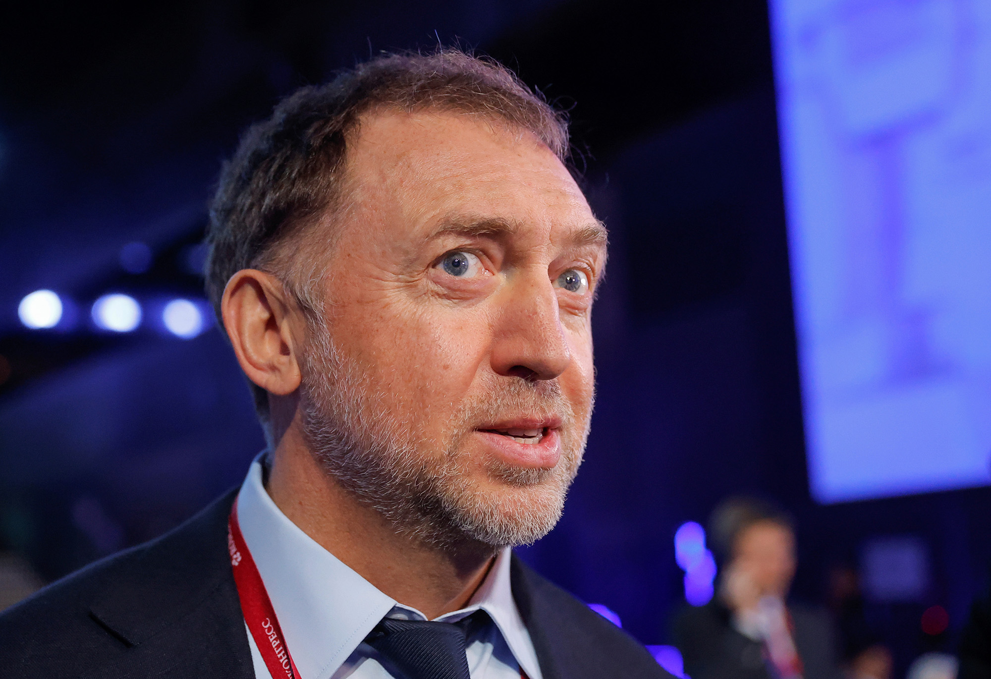 Oleg Deripaska attends the St. Petersburg International Economic Forum (SPIEF) in Saint Petersburg, Russia, on June 17.