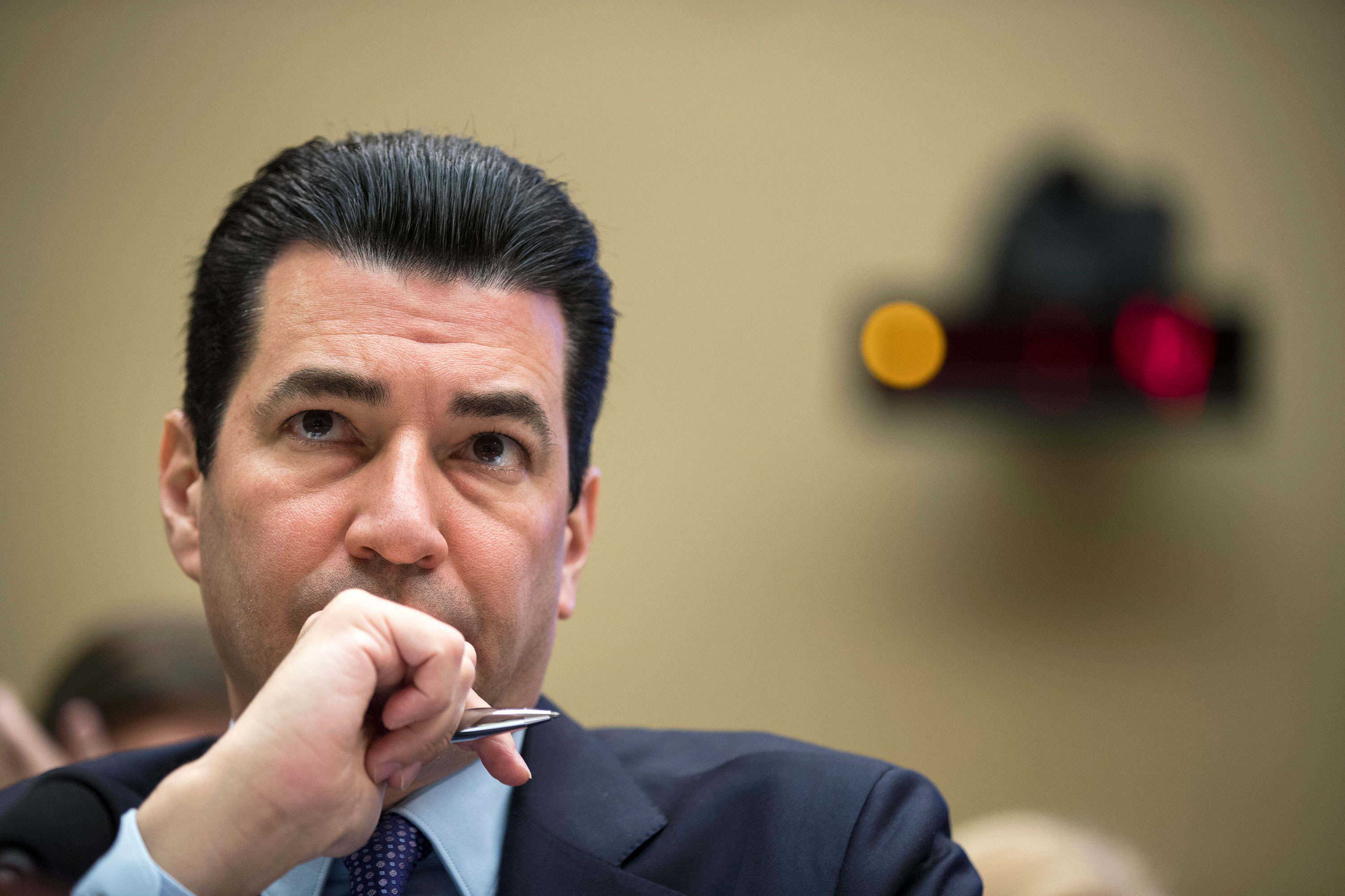 Dr. Scott Gottlieb, former commissioner of the US Food and Drug Administration, testifies during a House Energy and Commerce Committee hearing in Washington, D.C. in this 2017 file photo.