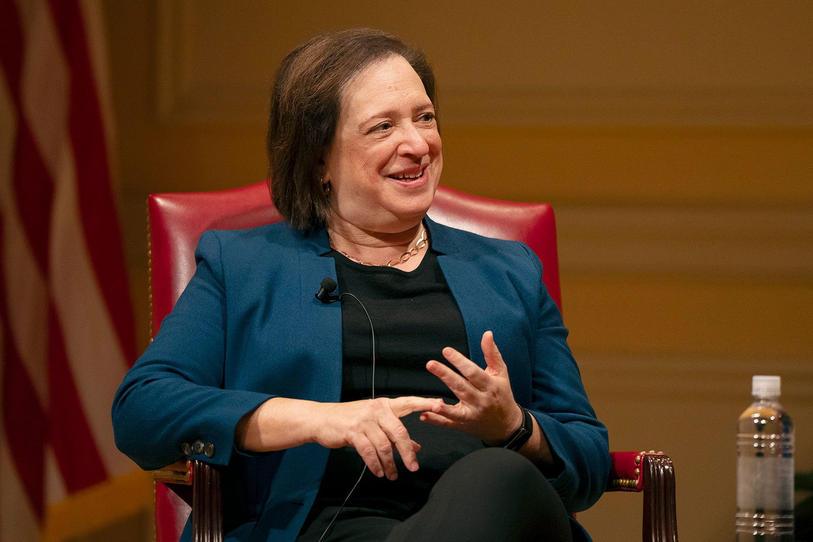Supreme Court Justice Elena Kagan speaks during an event at the Library of Congress on Thursday in Washington, DC. 