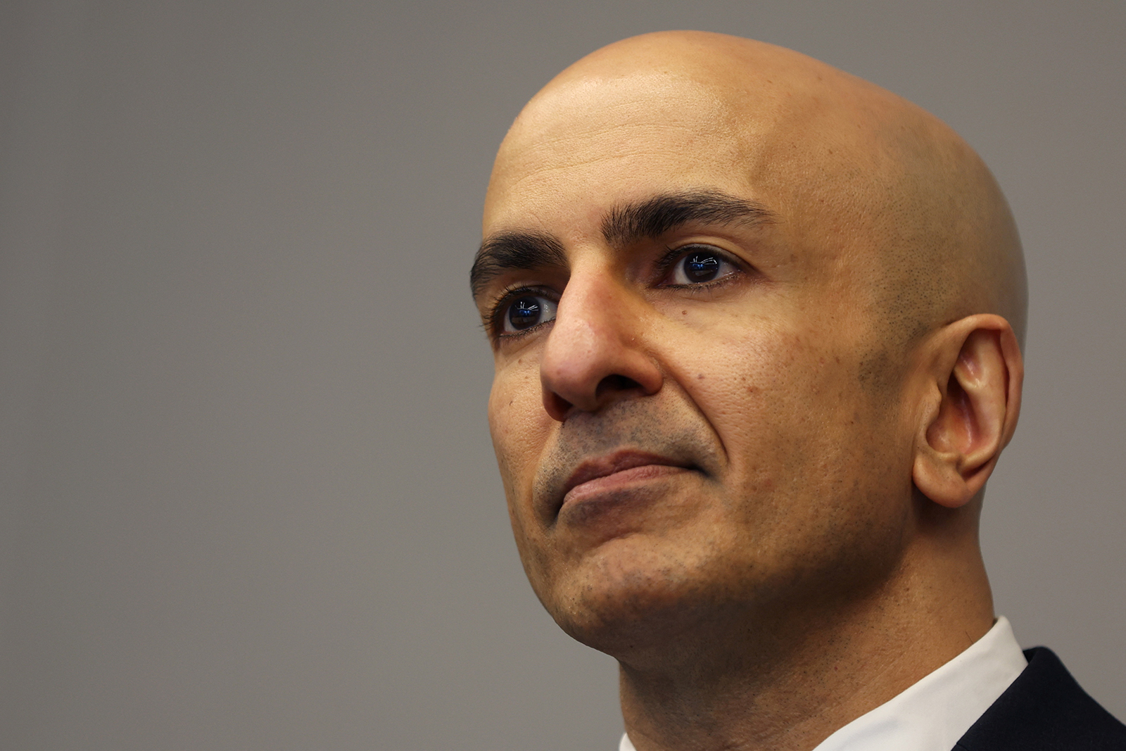 Neel Kashkari, President and CEO of the Federal Reserve Bank of Minneapolis, during an interview with Reuters in New York City on May 22.