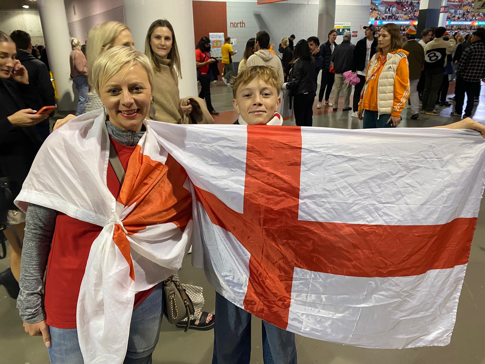 Joanna and Stanley Taylor are hoping for an England win tonight.