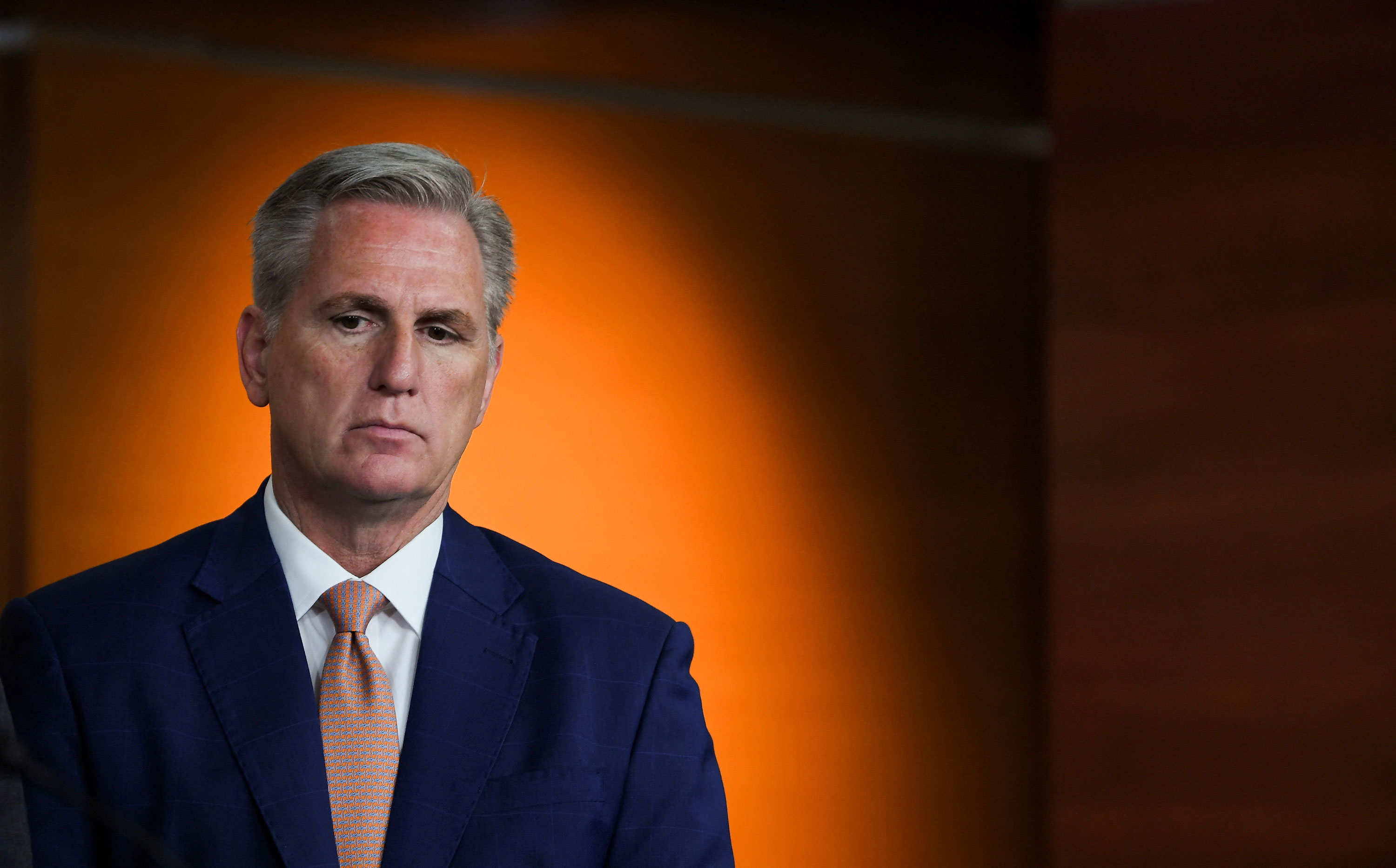 House Minority Leader Rep. Kevin McCarthy is seen during a press conferenc June 23, 2022. REUTERS/Mary F. Calvert