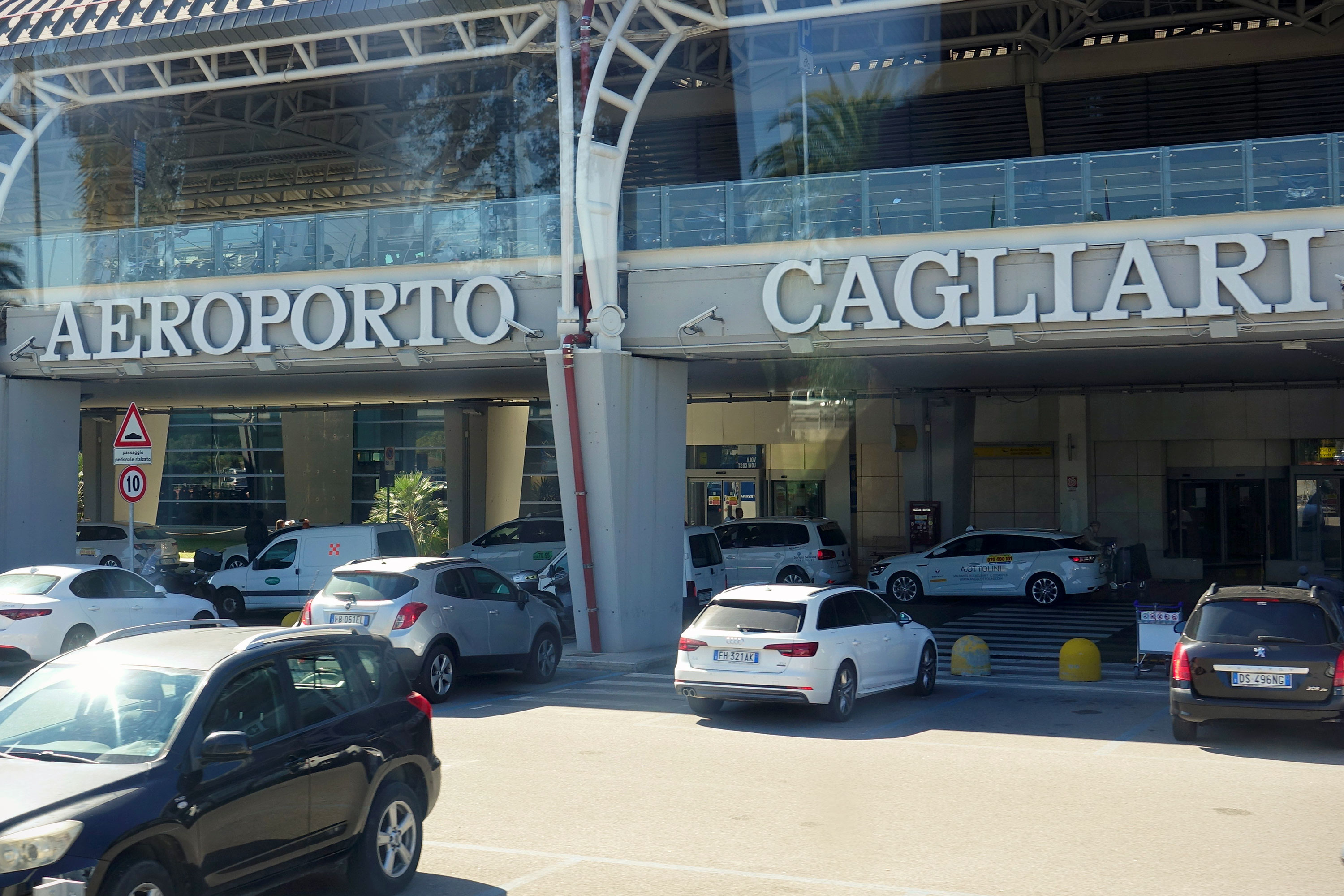 Cagliari airport in Sardinia
