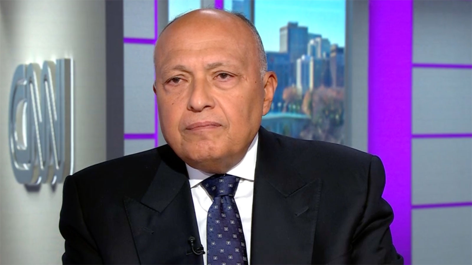 Shoukry appears on CNN on Thursday, December 7.