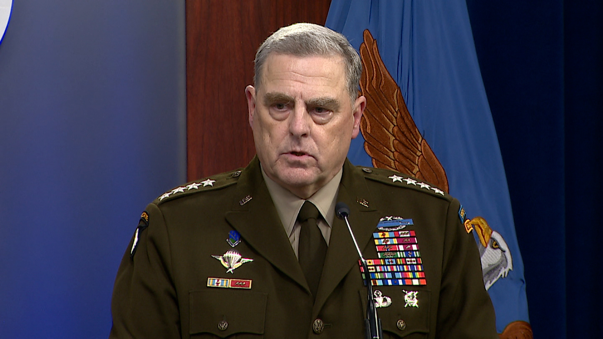 Gen. Mark Milley, chairman of the Joint Chiefs of Staff, 
