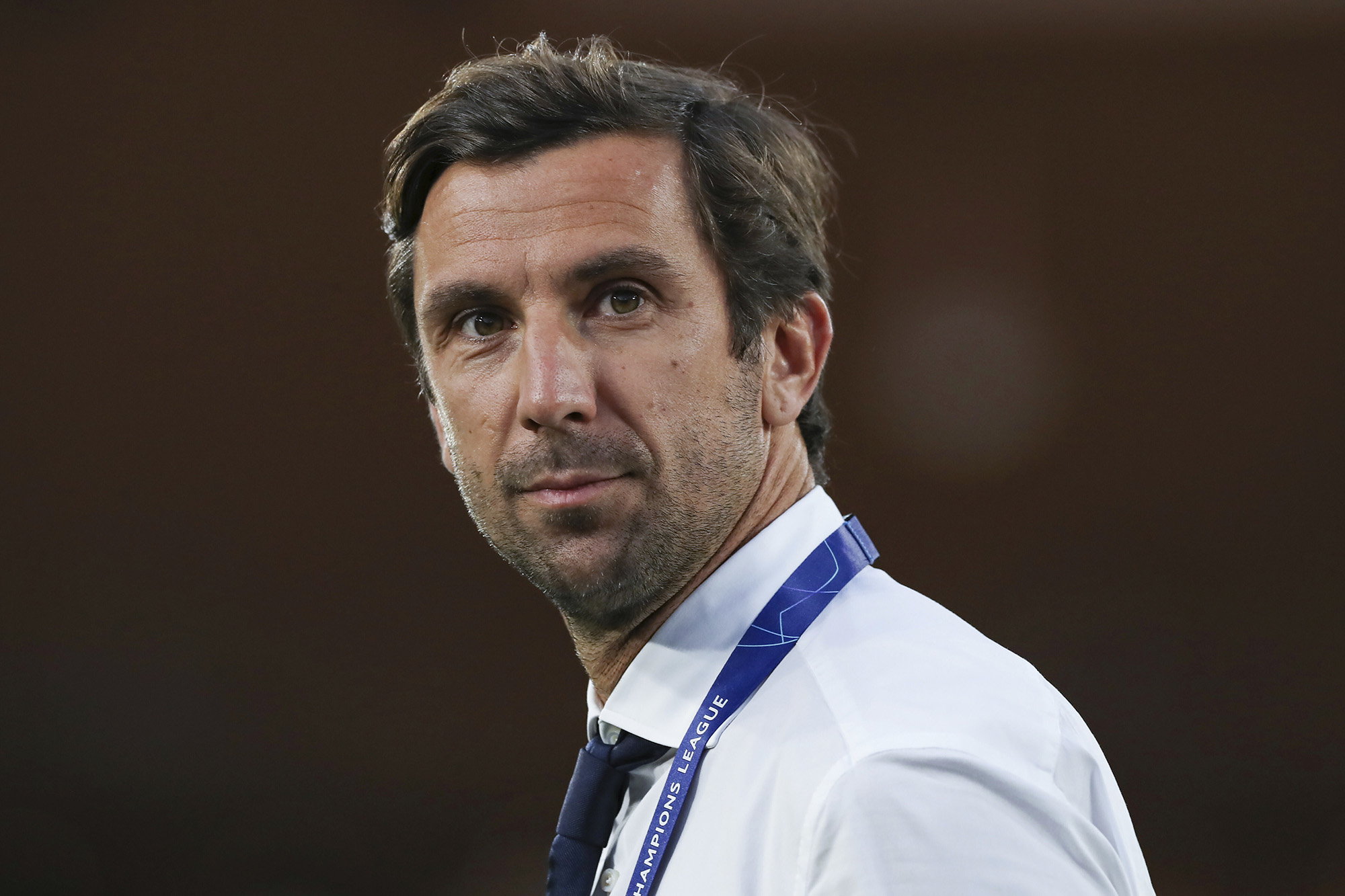 Darijo Srna the Shakhtar Donetsk Director of Sport during the UEFA Champions League match at Stade Louis II, Monaco, on August 17.