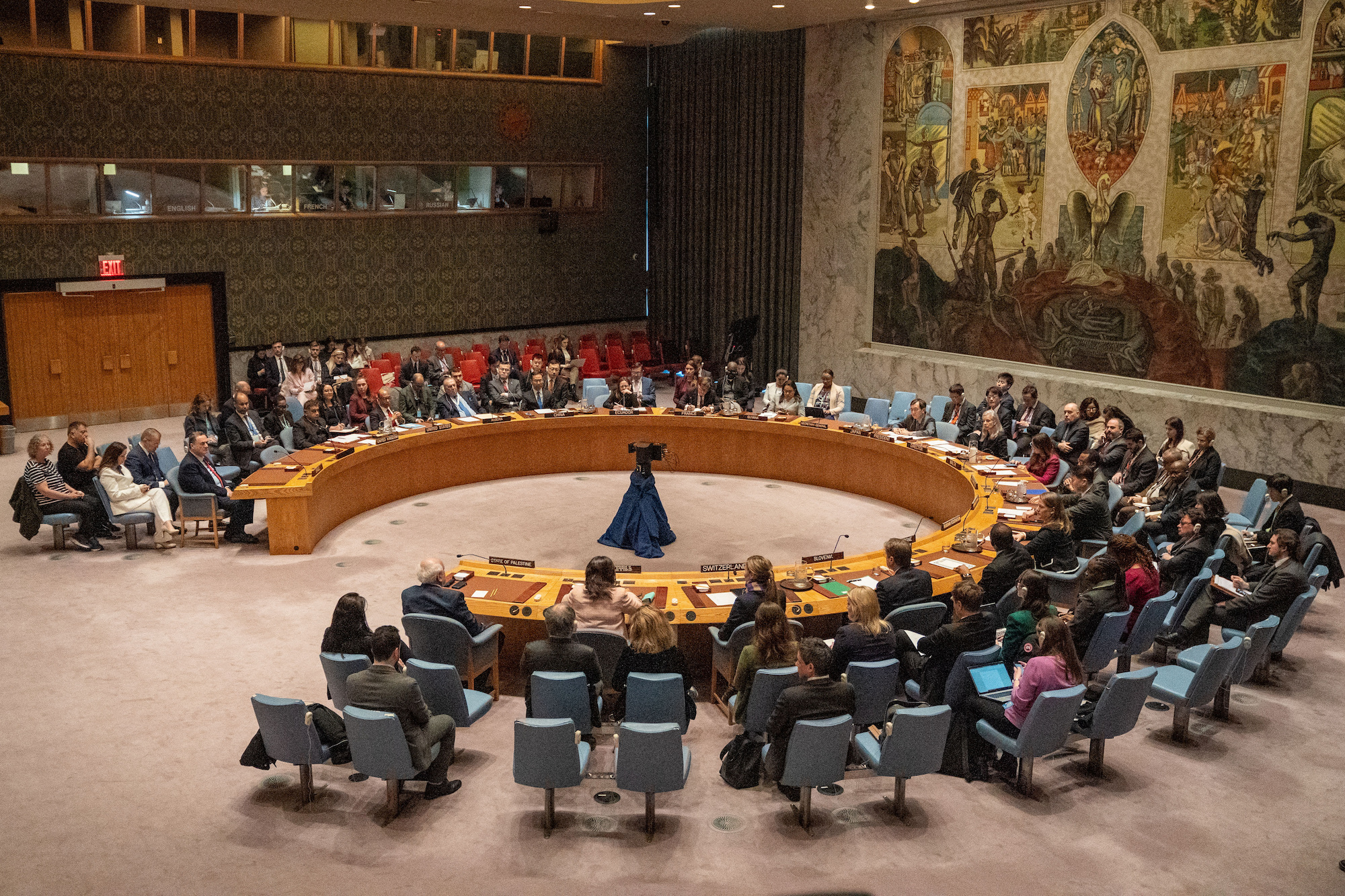The United Nations Security Council meets in New York on March 11.