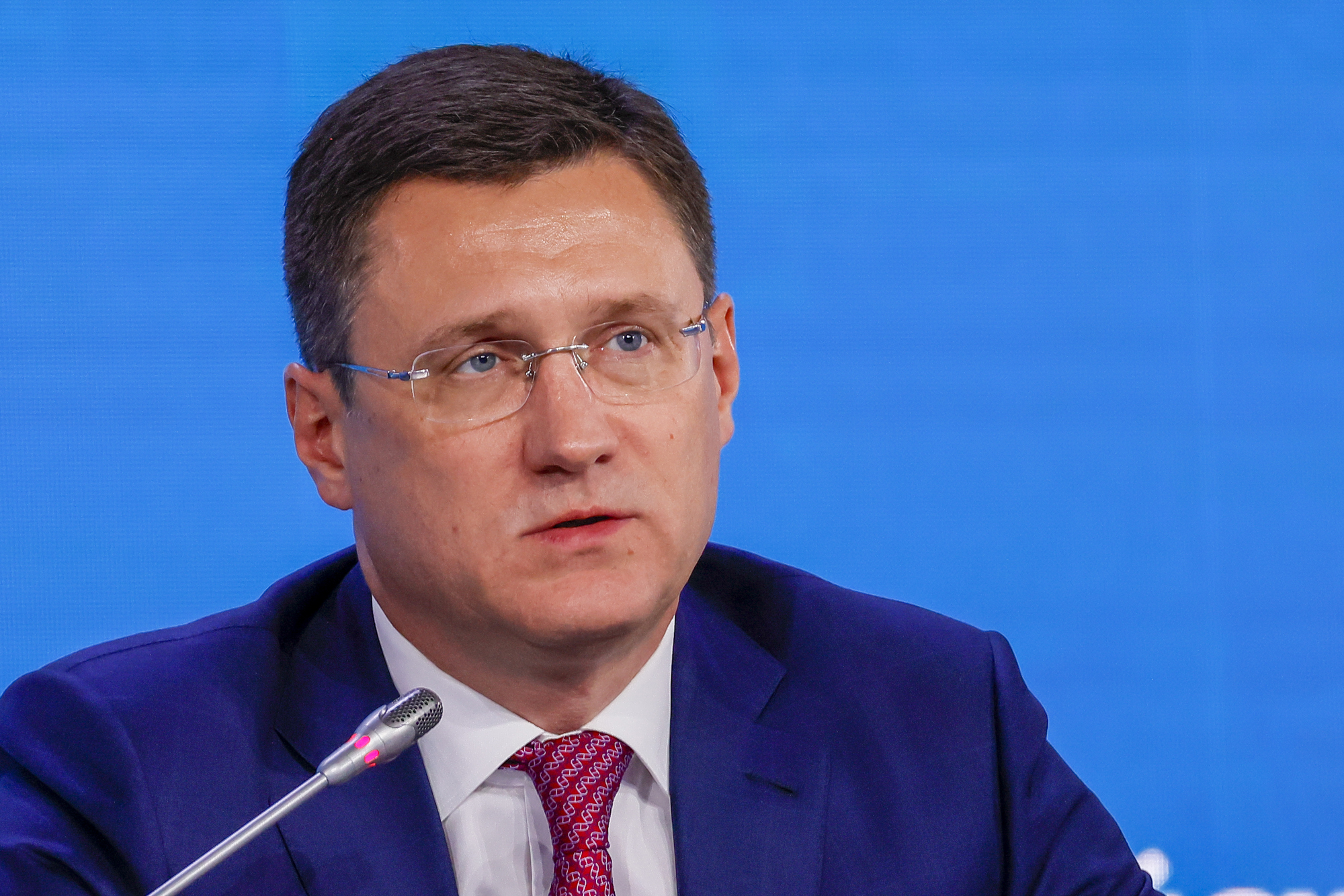 Russian Deputy Prime Minister Alexander Novak in Moscow, Russia on October 13.