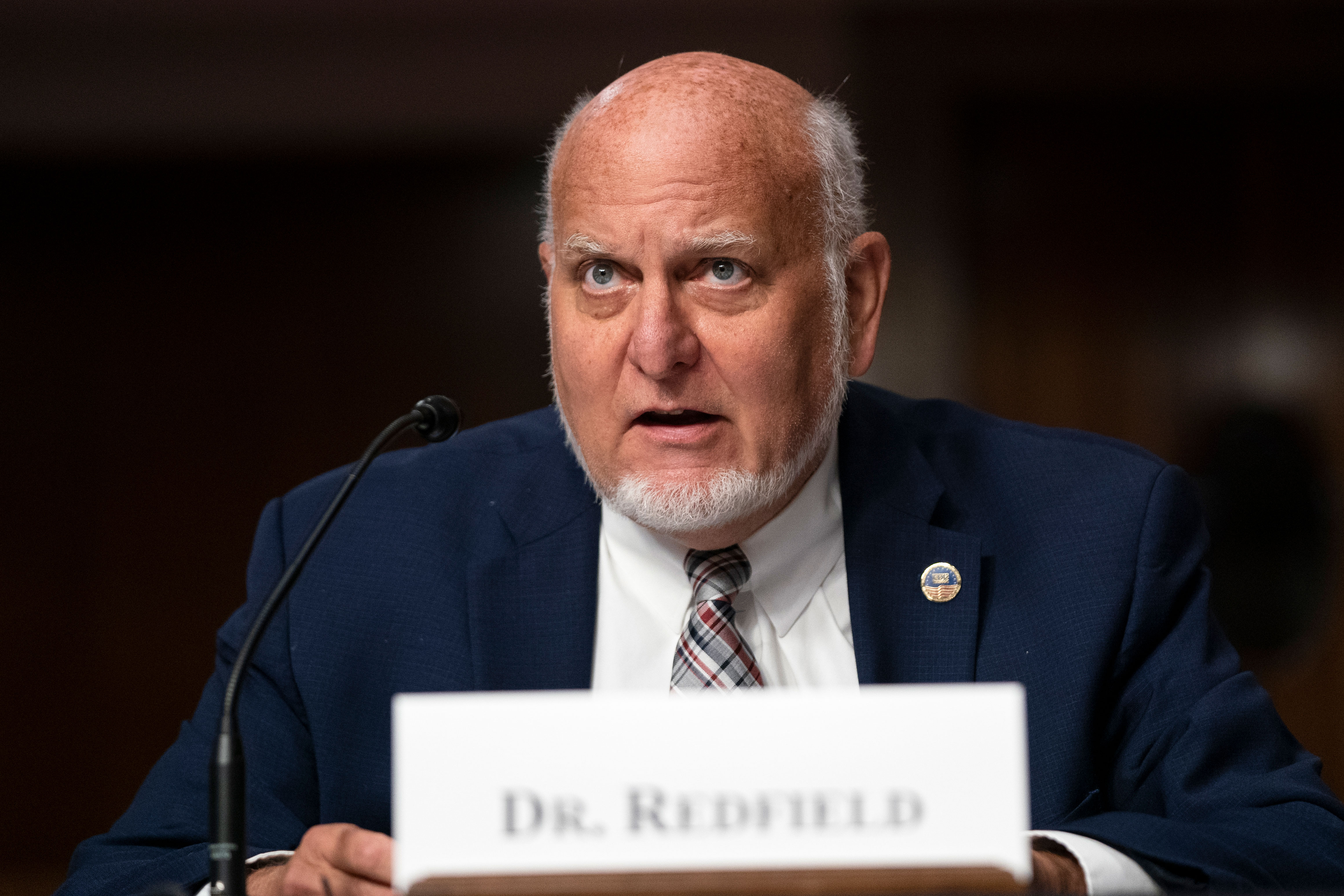Dr. Robert Redfield testifies in Washington, DC, on September 23.