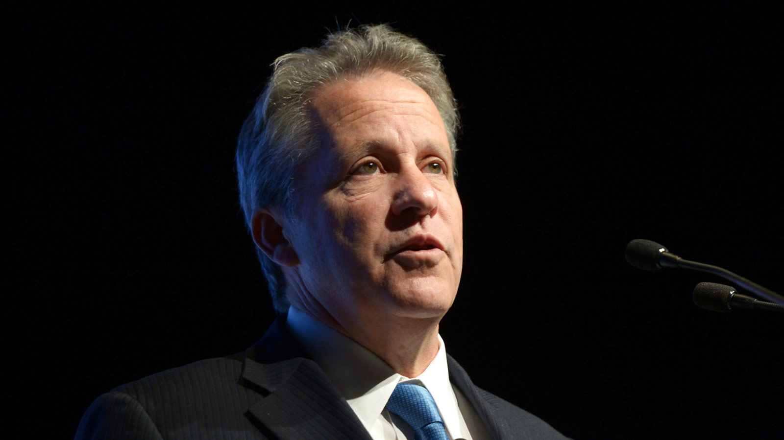 Gene Sperling speaks during a conference in Kalgoorlie, Australia, in 2015. 