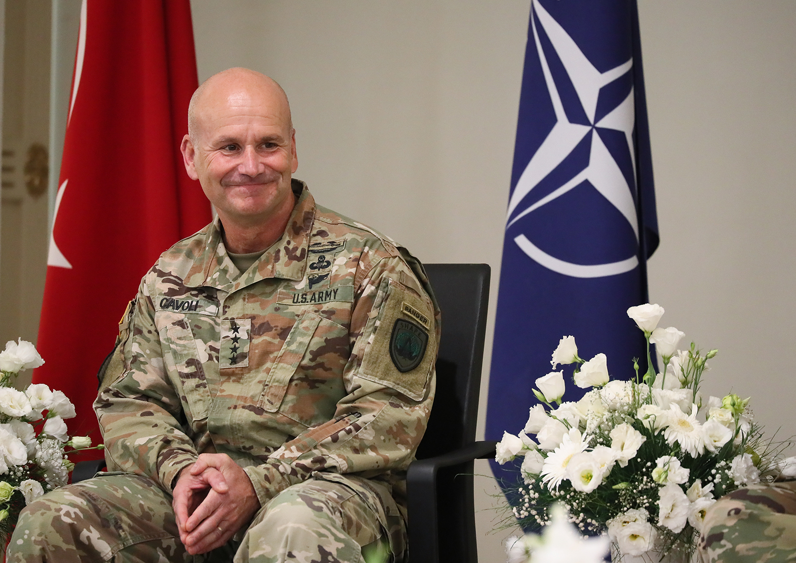 NATO Supreme Allied Commander Europe General Christopher G. Cavoli in Izmir, Turkey on August 4.