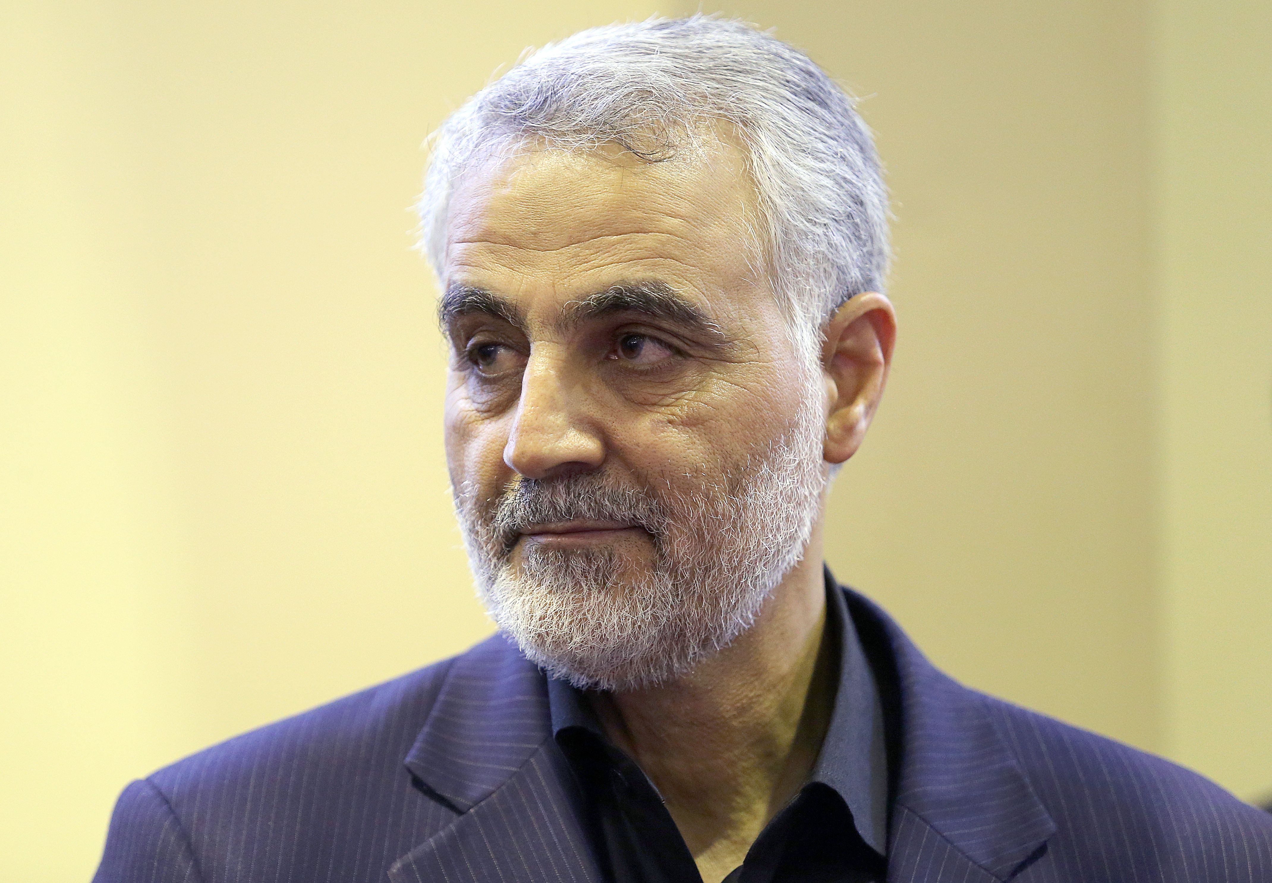 Qasem Soleimani, the commander of Iran's Islamic Revolutionary Guards Corps (IRGC) Quds Force unit.