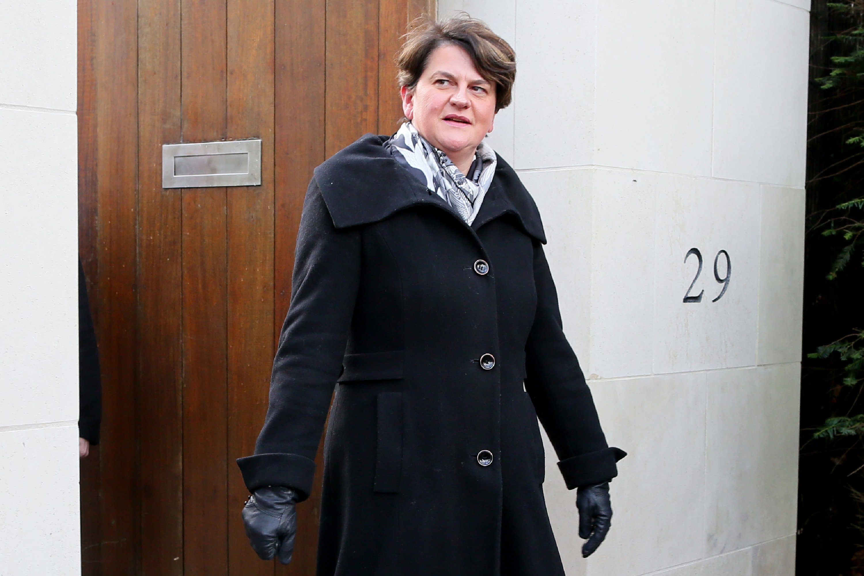Democratic Unionist Party leader Arlene Foster on February 8.