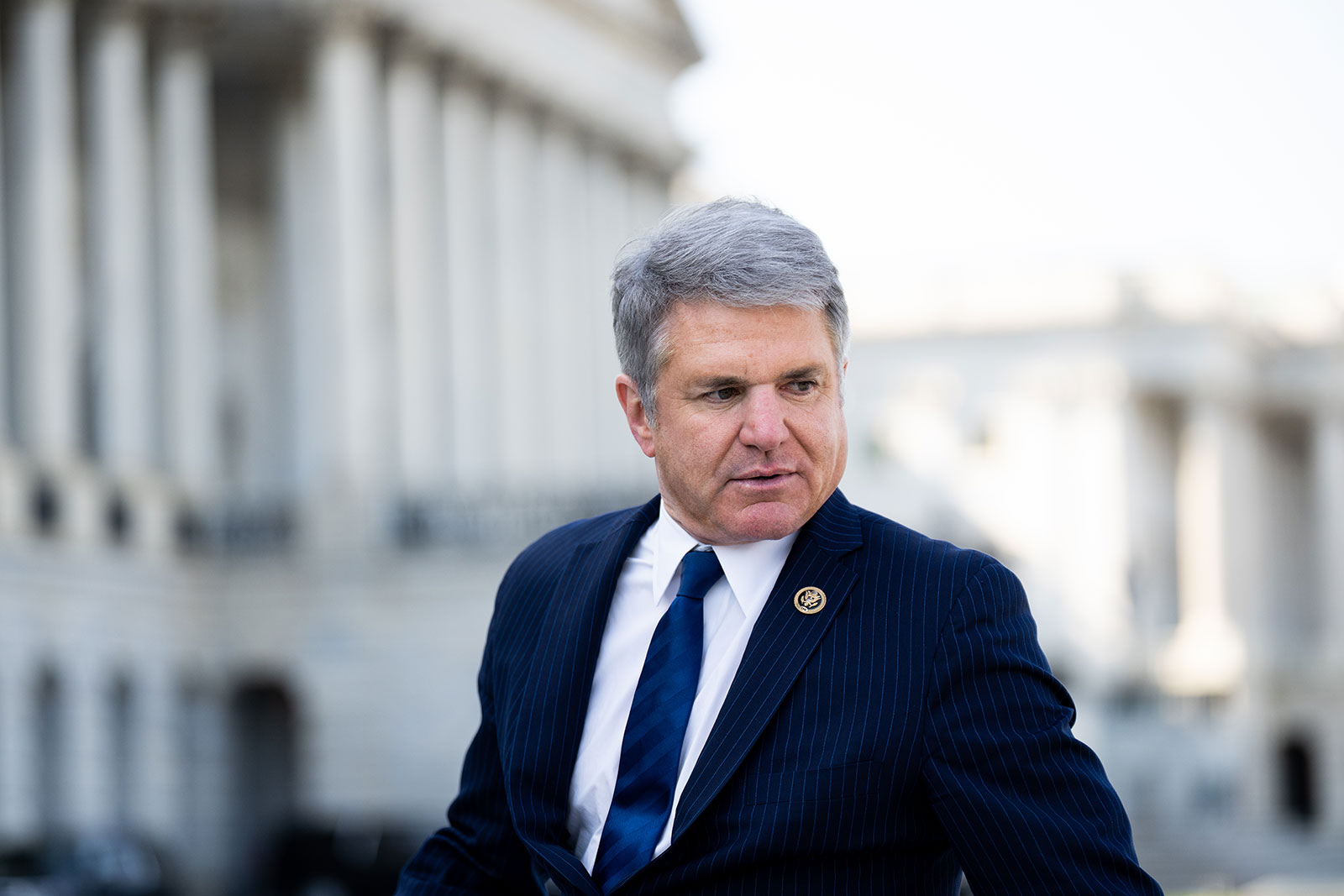 Rep. Michael McCaul walks up the House steps of the Capitol in April. 