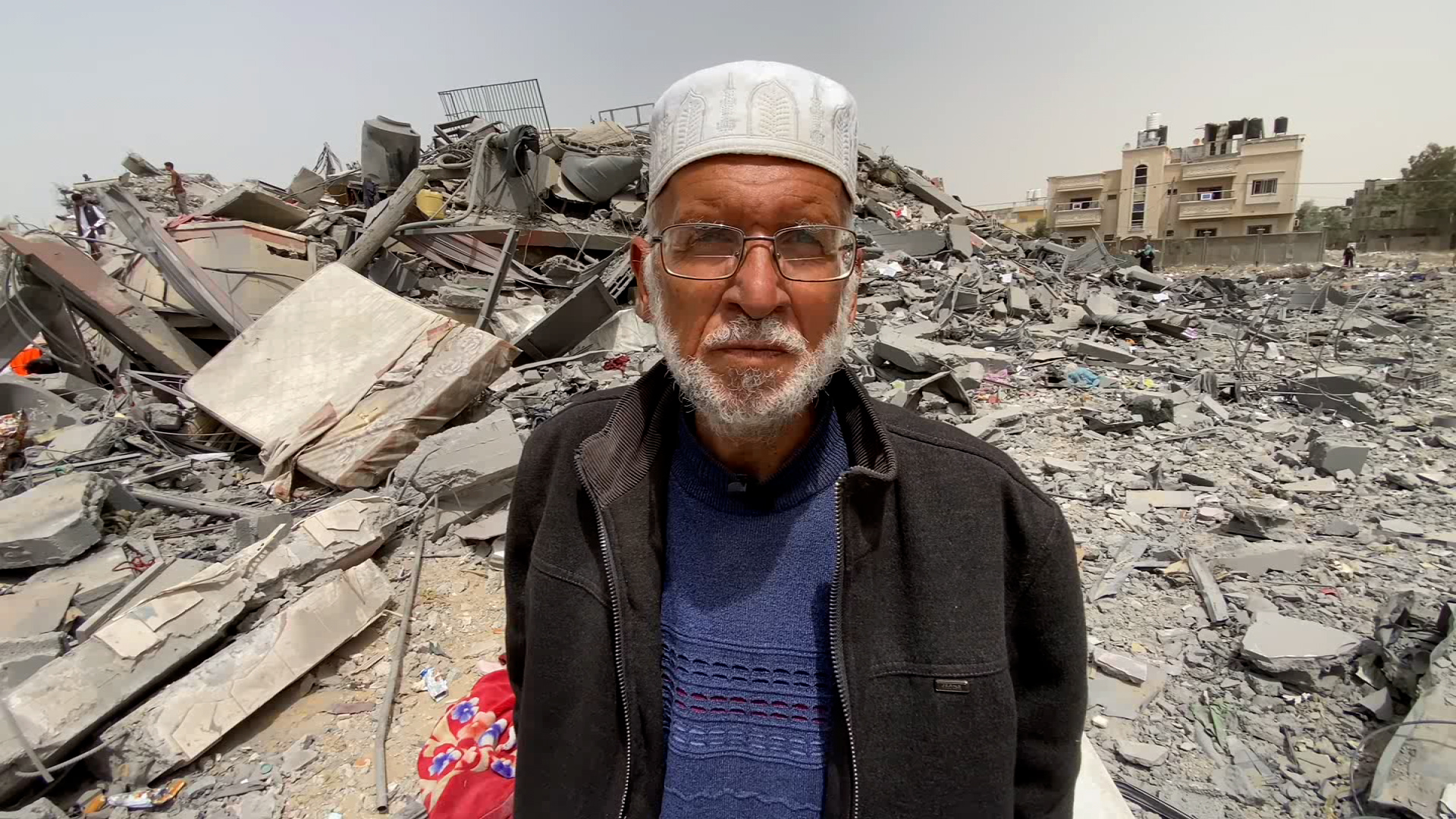 Hassan Al Habbash, a doctor, told CNN that he returned to Nuseirat, in central Gaza, on April 18, to find his house had been “demolished.”