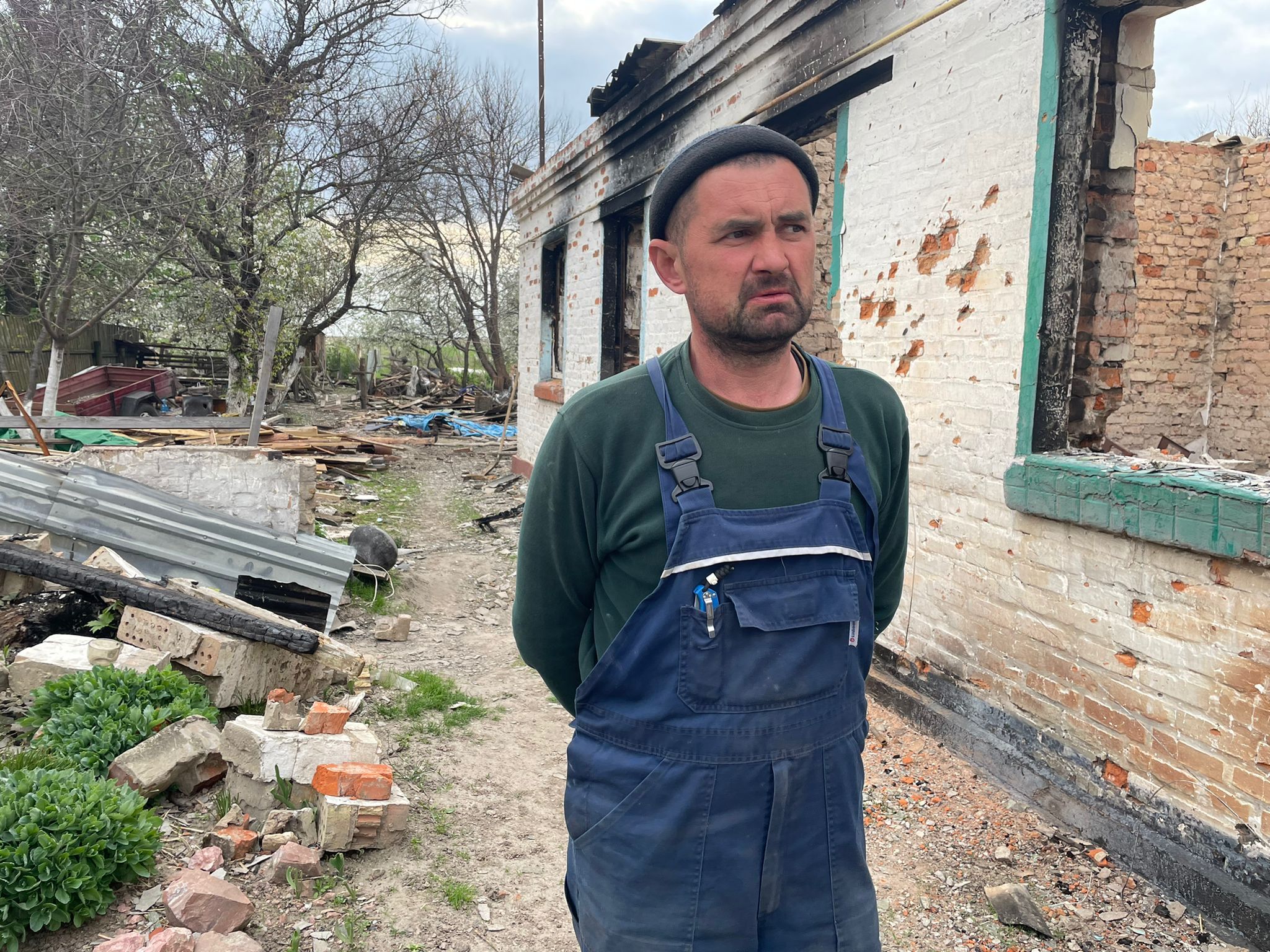 Vladim Bozhko said his son was killed in fighting in April.