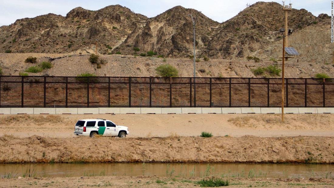 A Plaque Says This Fence In Southern California Is The First Completed  Section Of Trump's Border Wall