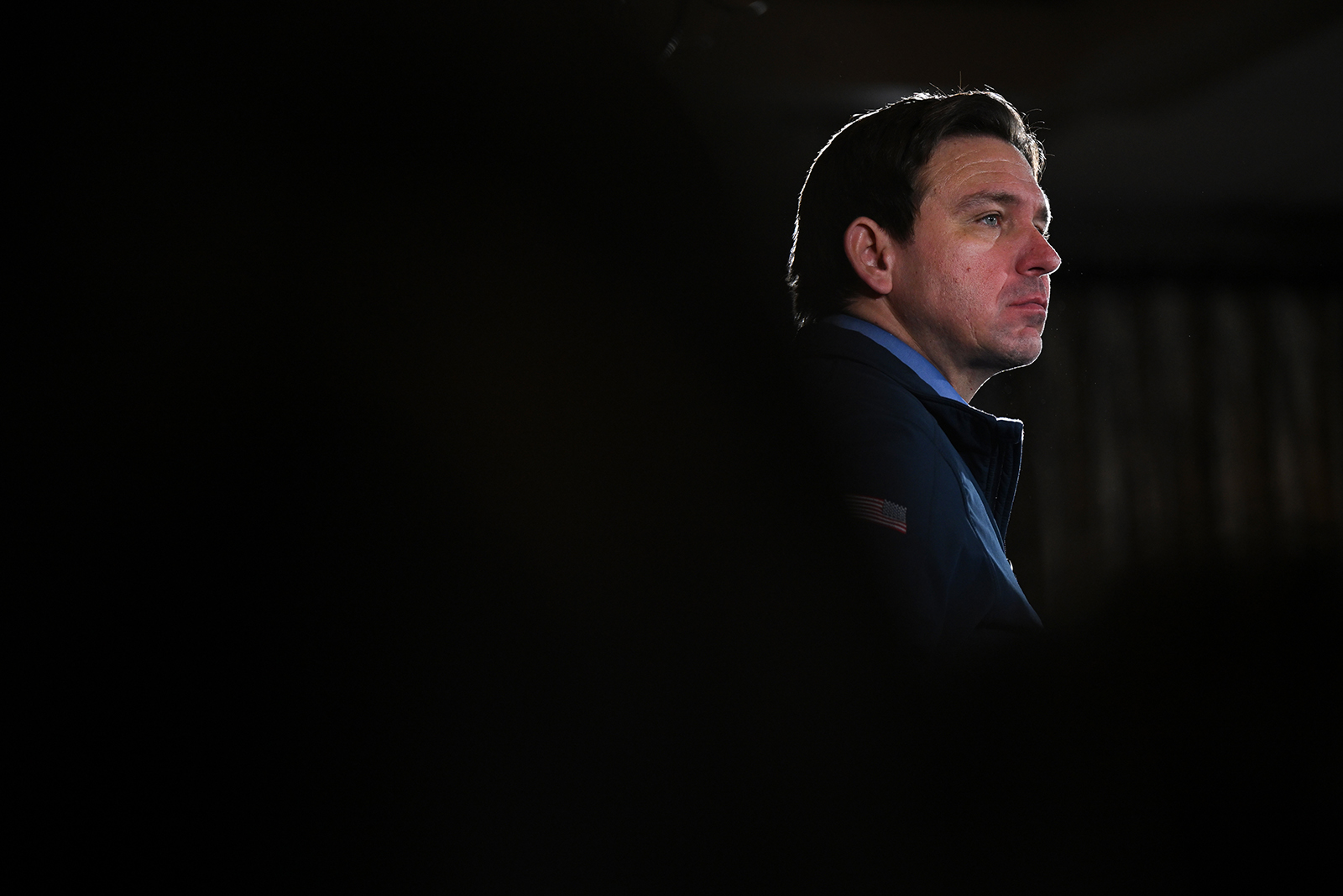 Florida Governor Ron DeSantis at a campaign stop at LaBelle Winery on Wednesday January 17 in Derry, NH. 