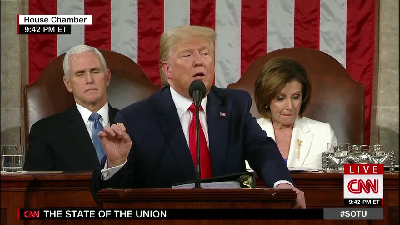 Democrats Yell "you" When Trump Says Some Are Trying To Destroy Health Care