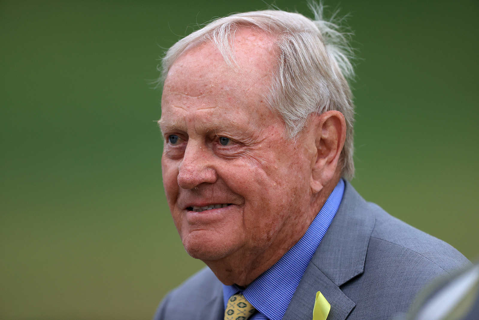 Jack Nicklaus looks on after the final round of The Memorial Tournament on July 19, at Muirfield Village Golf Club in Dublin, Ohio. 