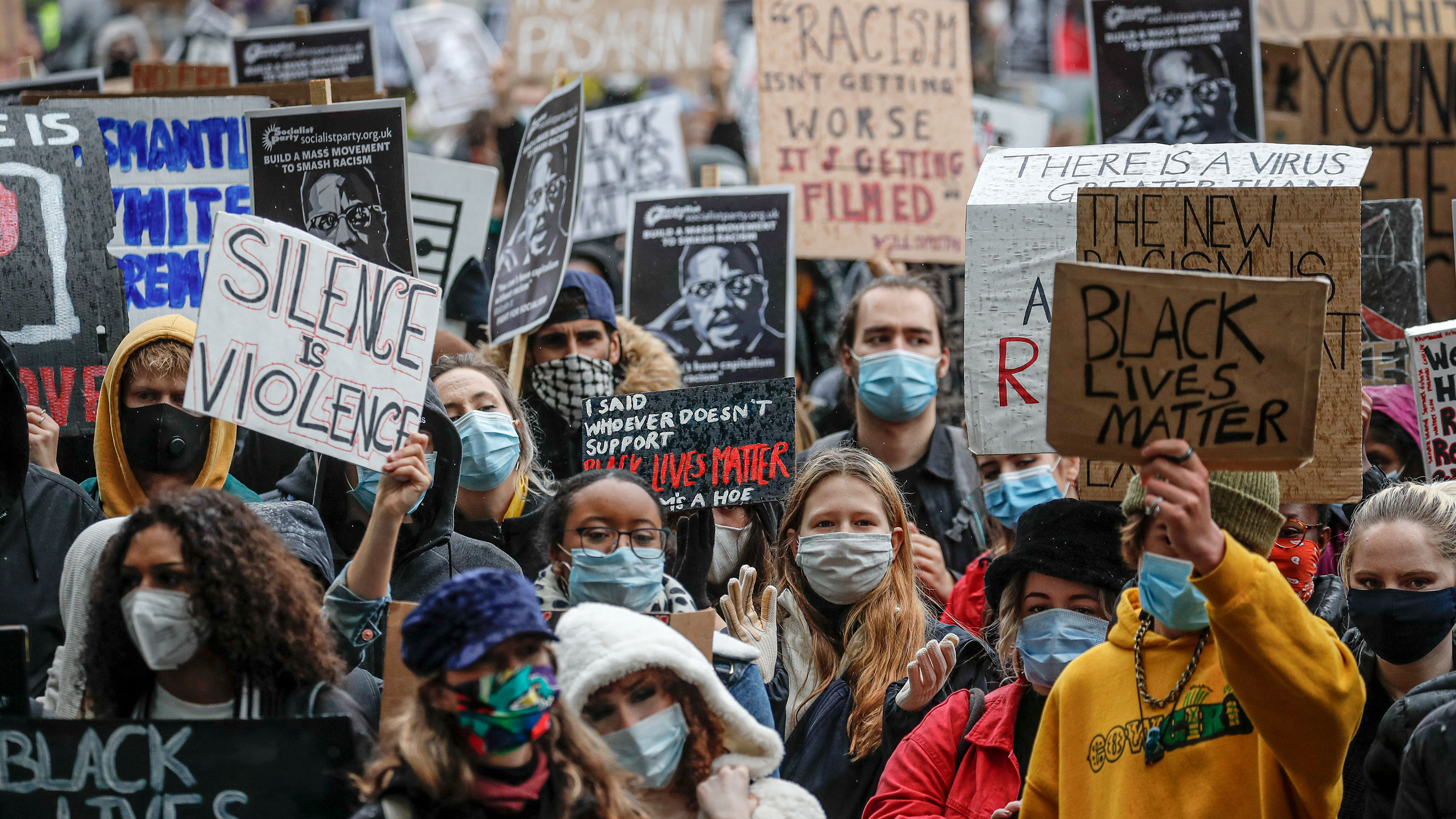 Thousands Attend Black Lives Matter Demonstration In London