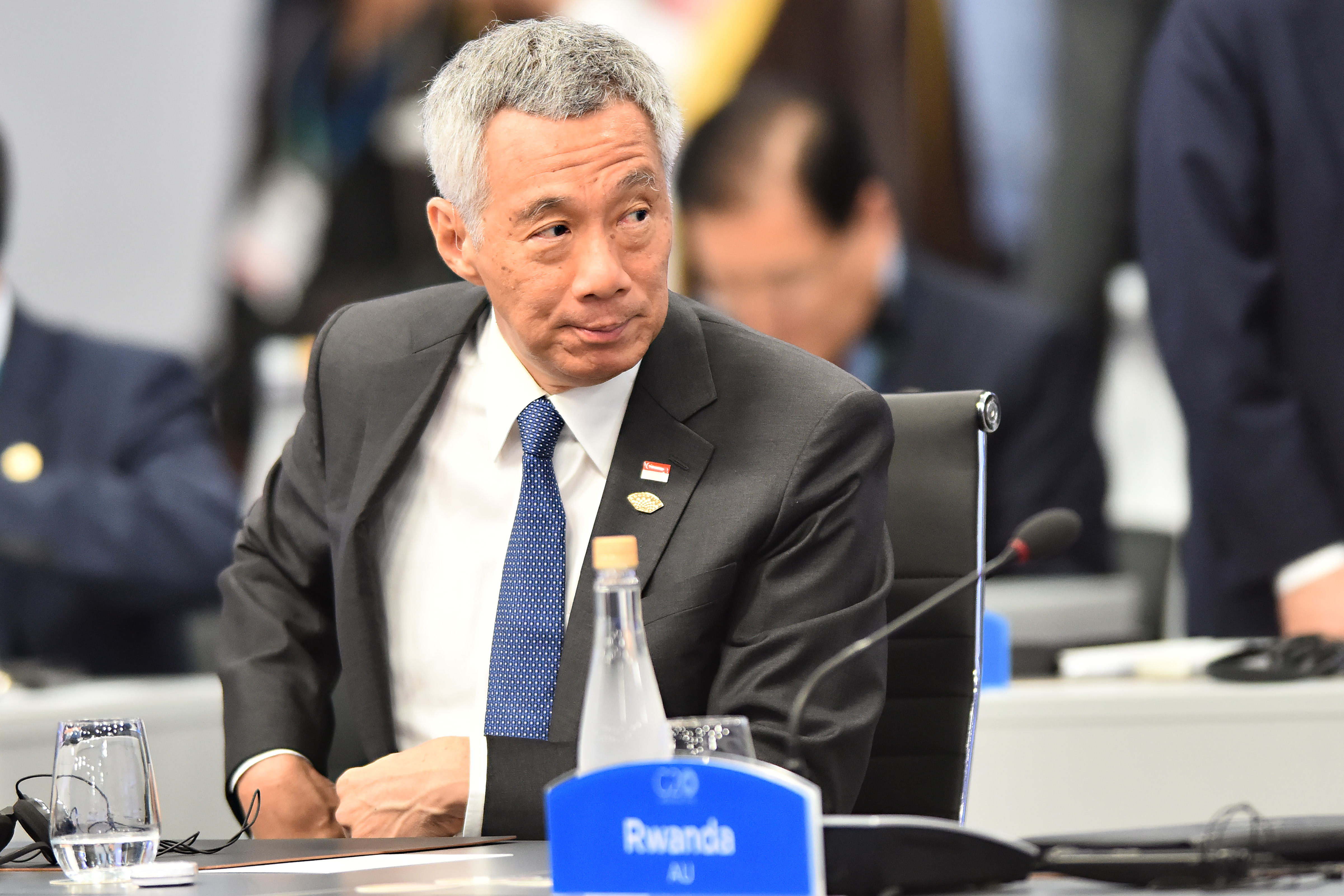 Singapore Prime Minister Lee Hsien Loong on November 30, 2018 in Buenos Aires, Argentina. 