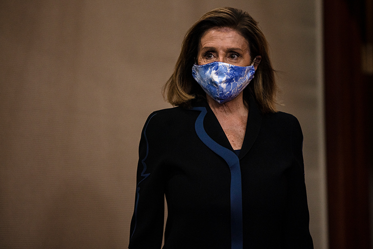 Speaker of the House Nancy Pelosi (D-CA) arrives for her weekly press conference at the U.S. Capitol on November 13, 2020 in Washington, DC. 