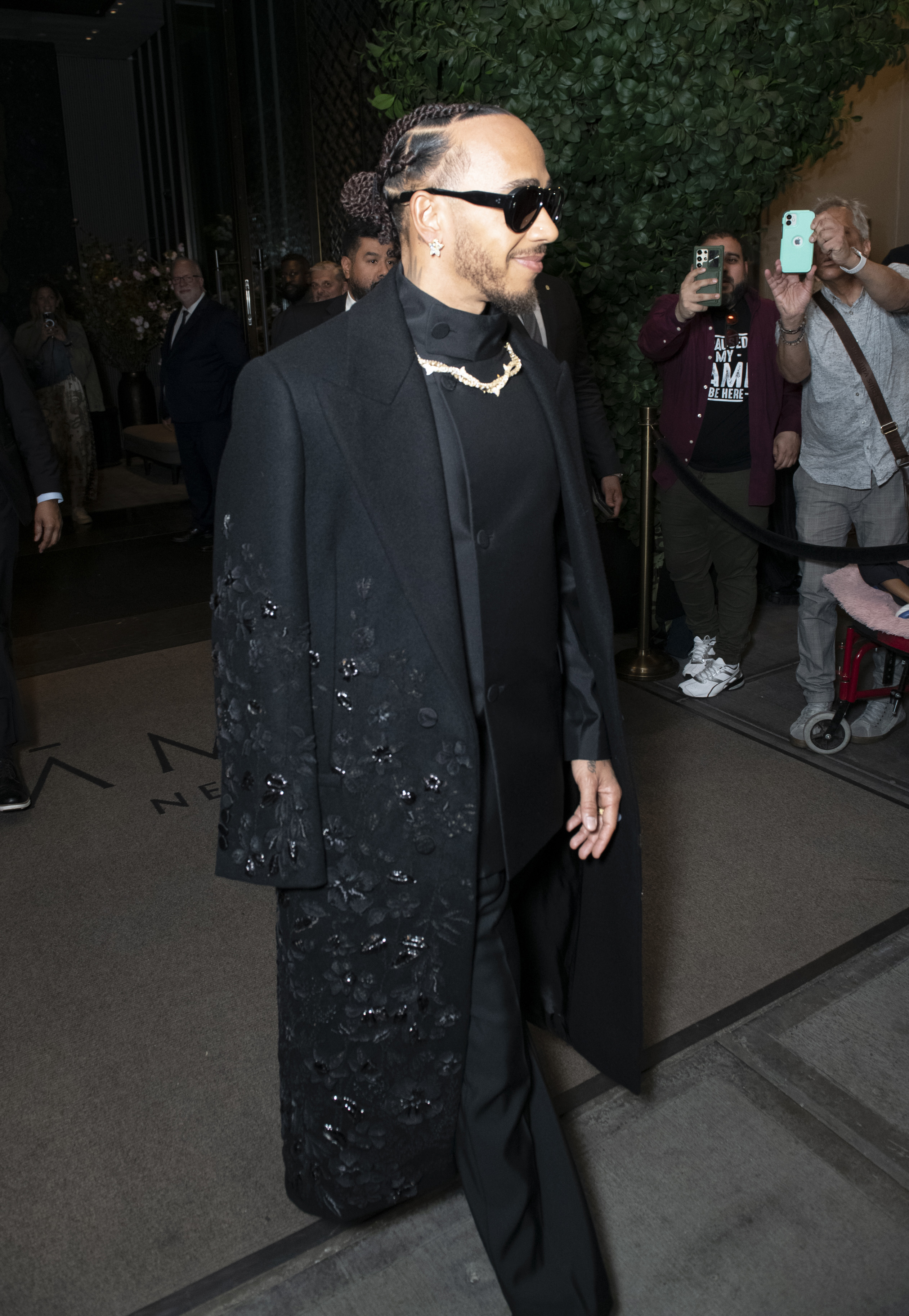 Lewis Hamilton attends The 2024 Met Gala in New York City, on May 6.
