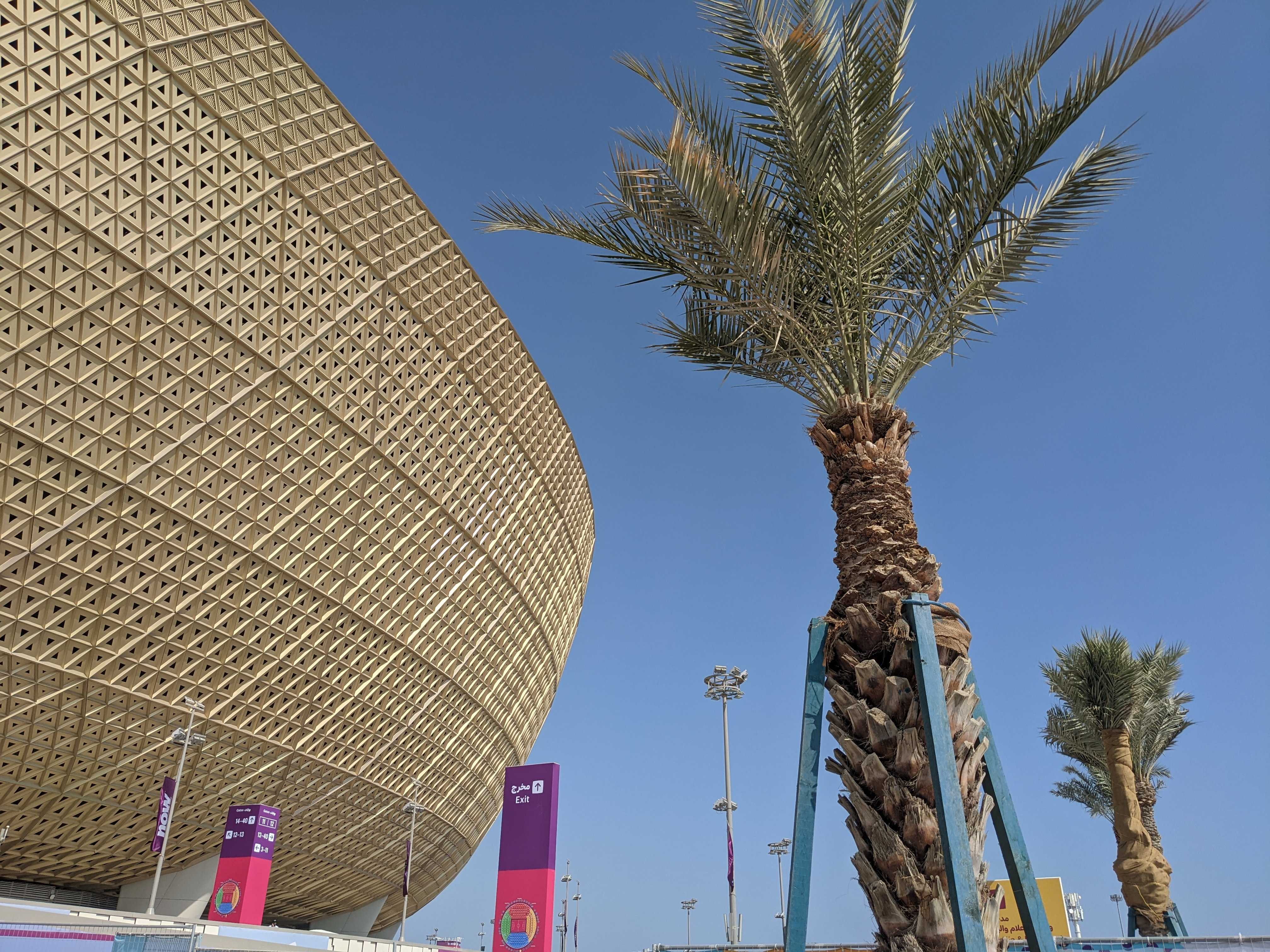 The Lusail Stadium is the largest stadium at Qatar 2022.
