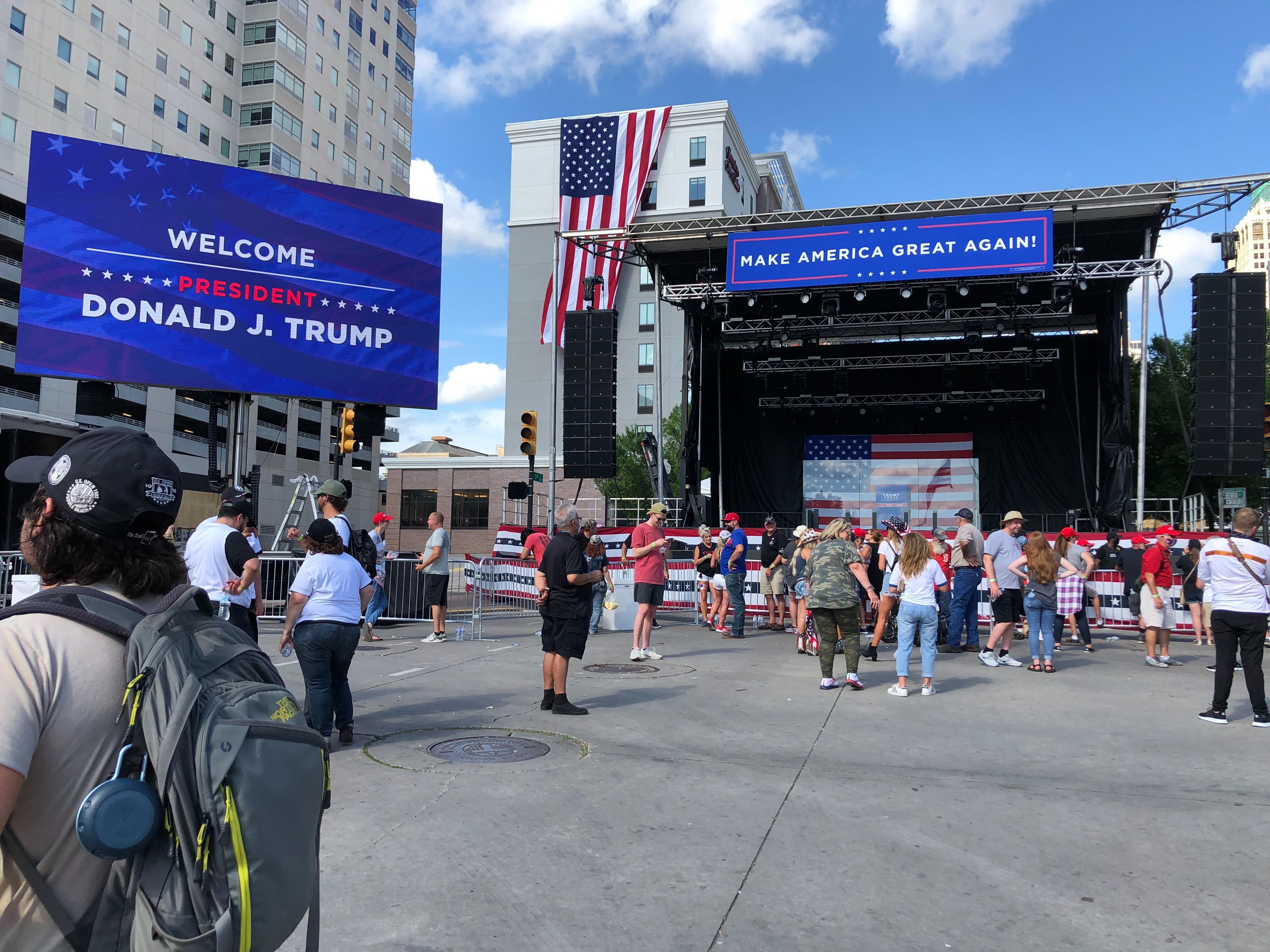 Trump Will No Longer Speak To An Overflow Crowd In Tulsa Before Main Rally Speech