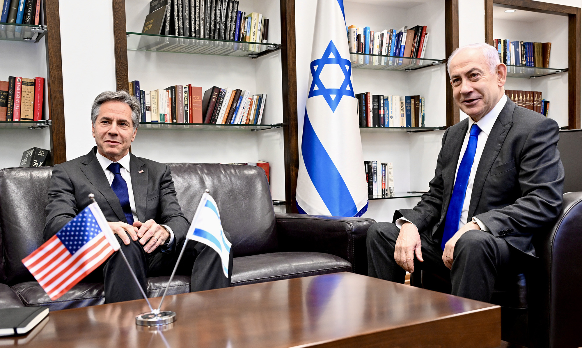 US Secretary of State Antony Blinken meets Israeli Prime Minister Benjamin Netanyahu in Tel Aviv, Israel, on March 22/