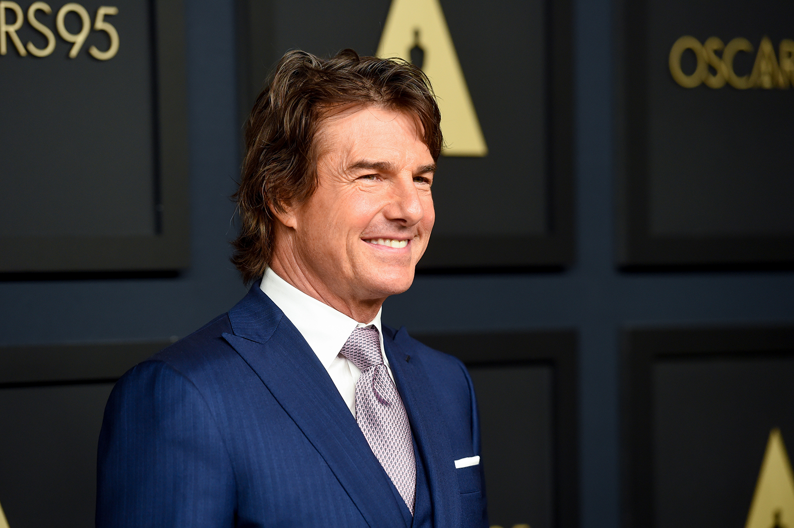 Tom Cruise attends the Oscars nominees luncheon on February 13. 