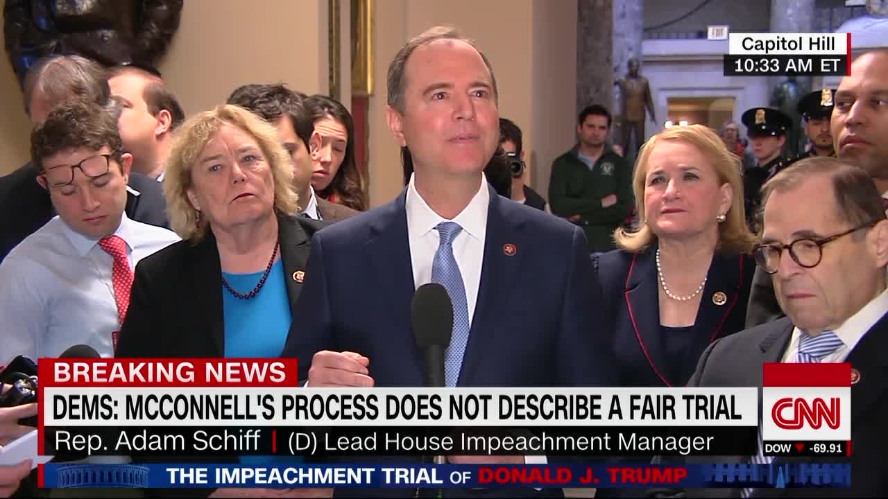 Schiff: If senators don't allow witnesses, they are guilty of 