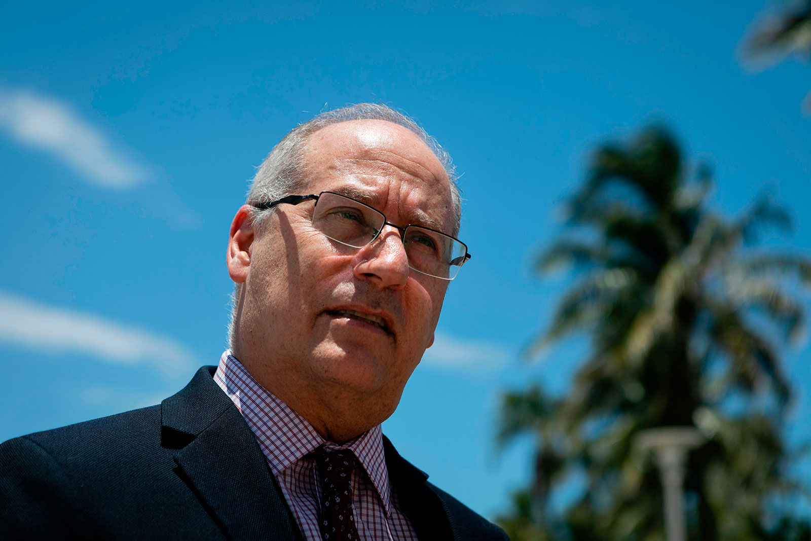 Miami Beach Mayor Dan Gelber speaks during an interview with the AFP in Miami Beach, Florida, on June 16.