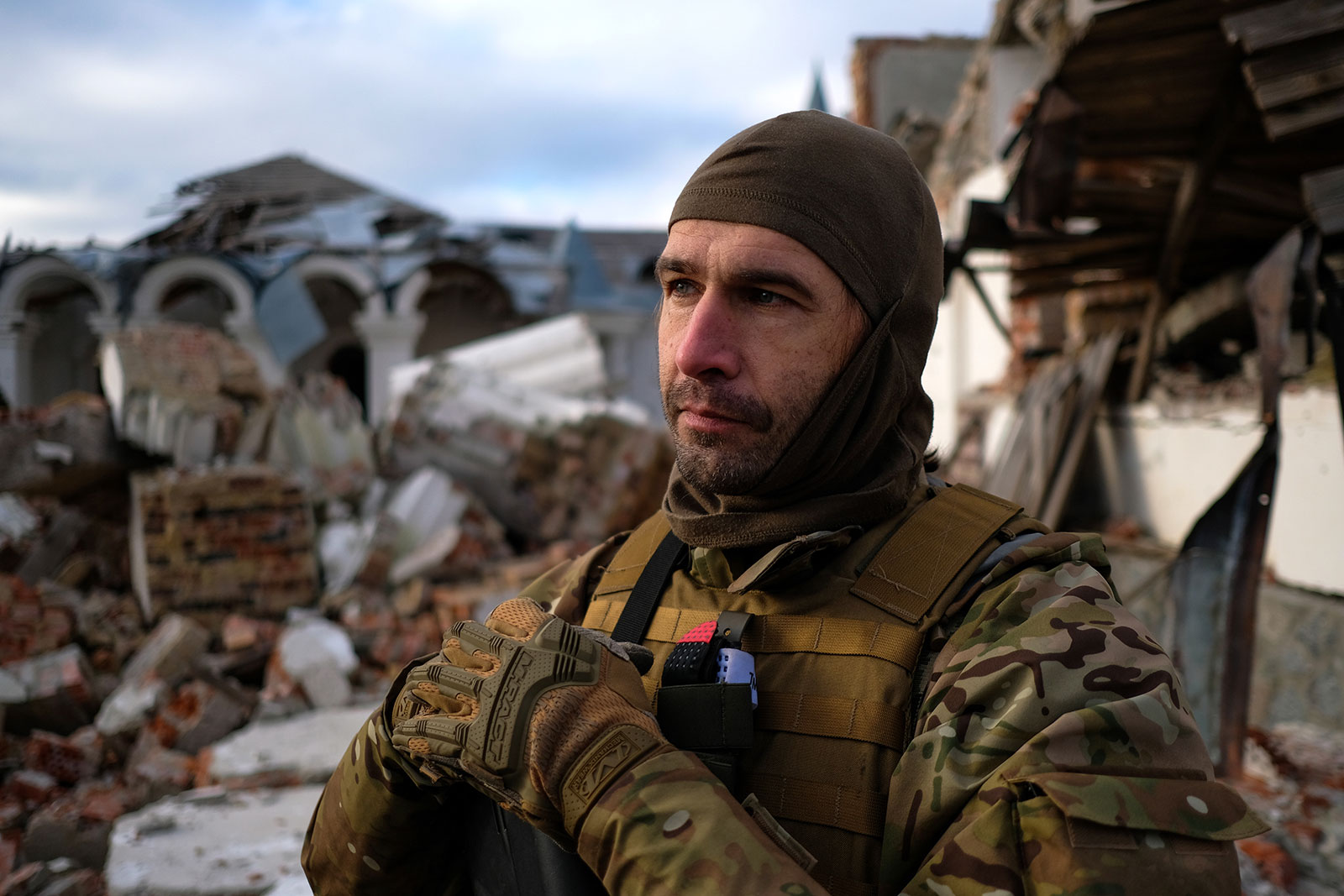"Caesar" is one of dozens of Russian nationals fighting to defend Ukraine from Putin's armies.