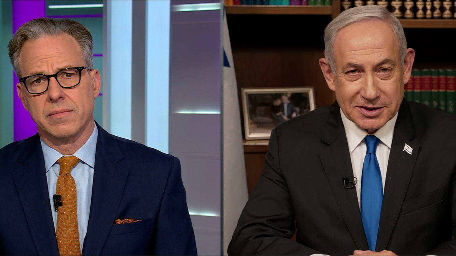 CNN's Jake Tapper interviews Israel's Prime Minister Benjamin Netanyahu on Tuesday, May 21.