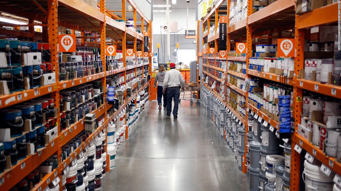 Home Depot said next year's sales growth will be slower than expected